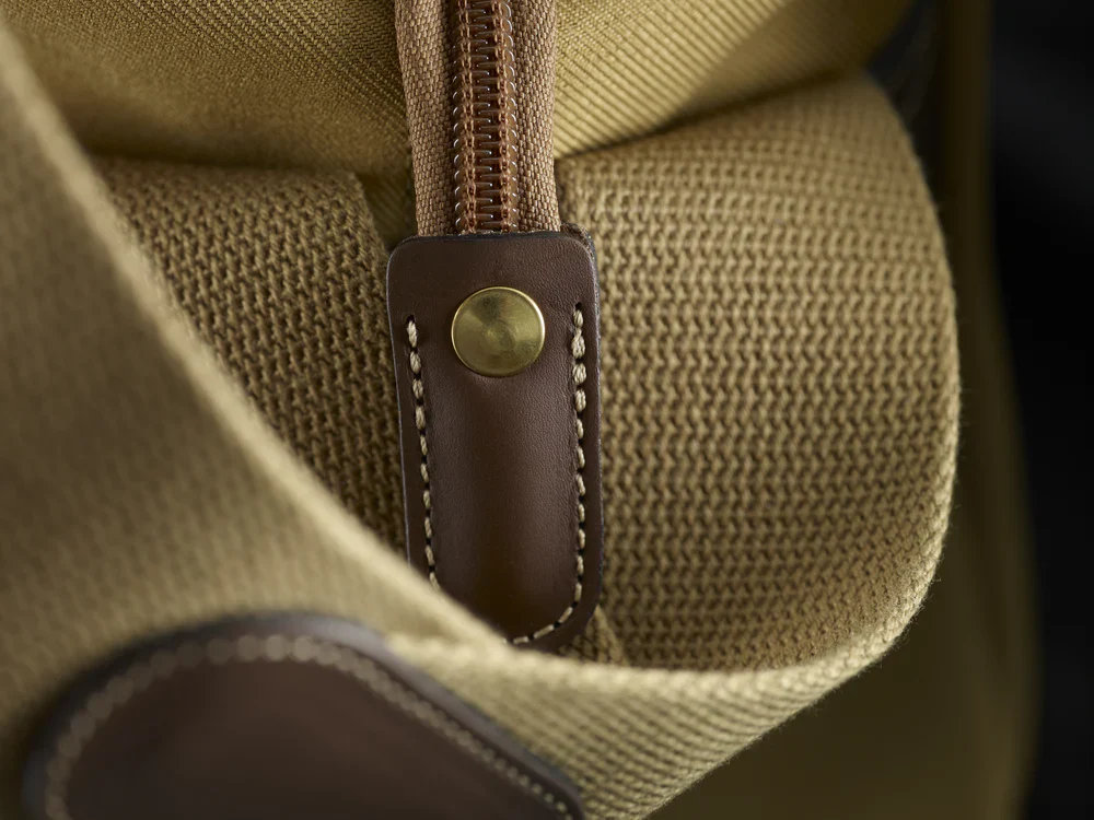 Billingham 207 Khaki Fibrenyte /Chocolate Leather - Image 6