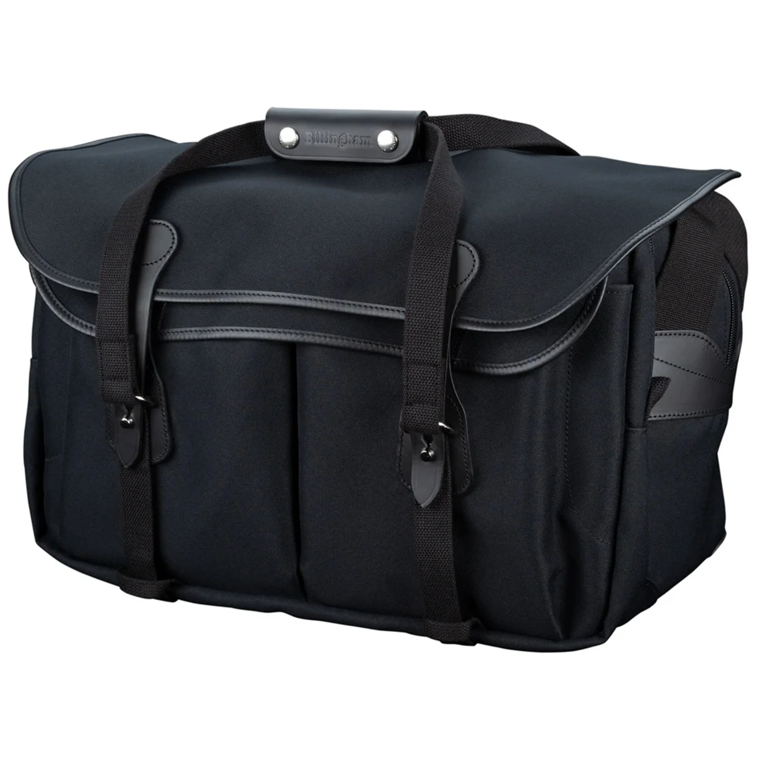 Billingham 555 Mark II Black Fibernyte / Black Leather