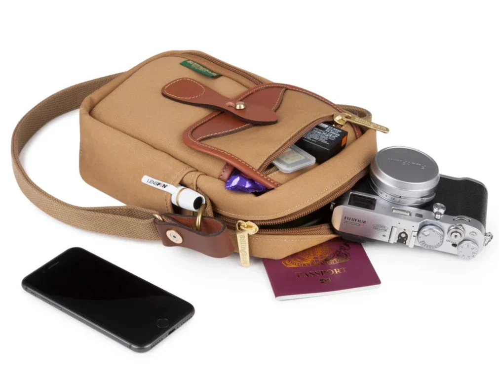 Billingham Airline Stowaway Khaki Canvas / Tan Leather - Image 3