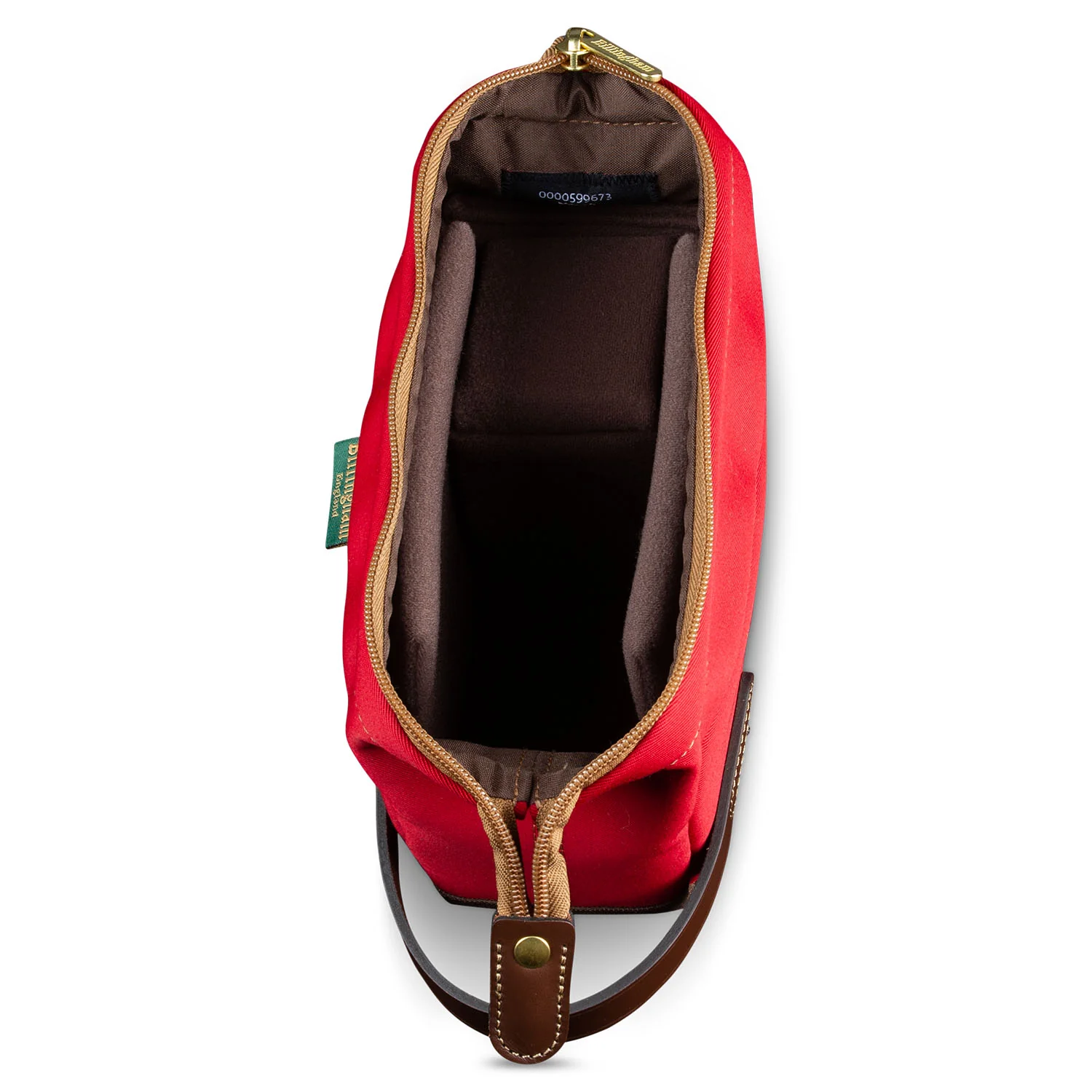 Billingham Capsule 1 Bag - Burgundy FibreNyte / Chocolate Leather - Image 2