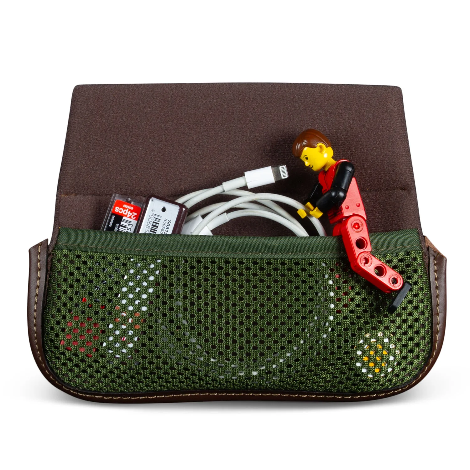Billingham Capsule 1 Bag - Burgundy FibreNyte / Chocolate Leather - Image 5