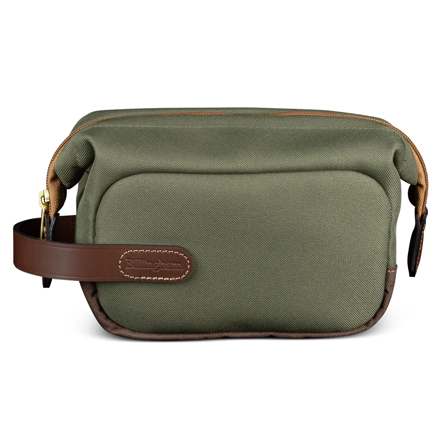Billingham Capsule 1 Bag - Sage FibreNyte / Chocolate Leather - Image 2