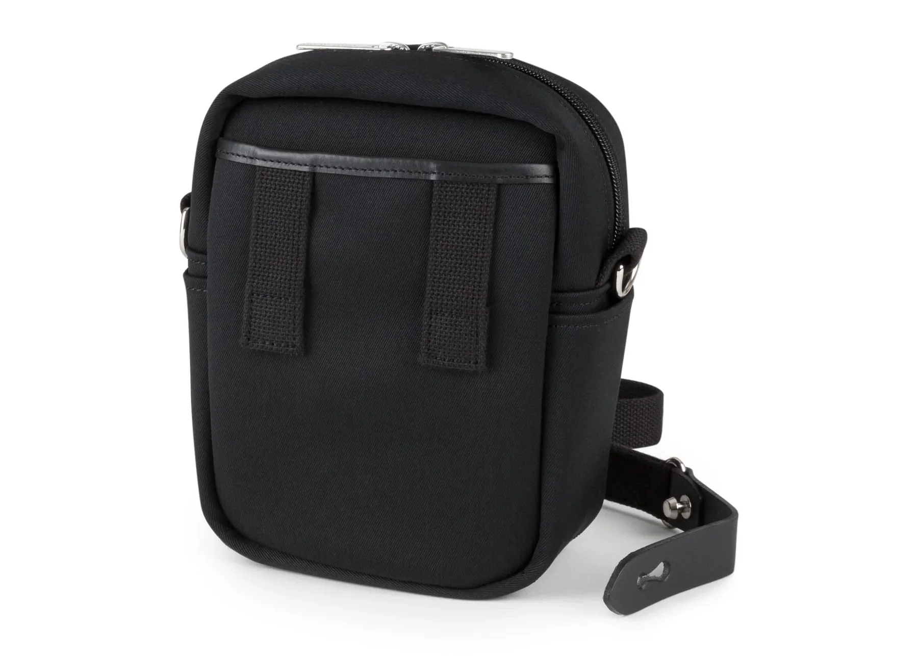 Billingham Compact Stowaway  Black Canvas / Black Leather - Image 2