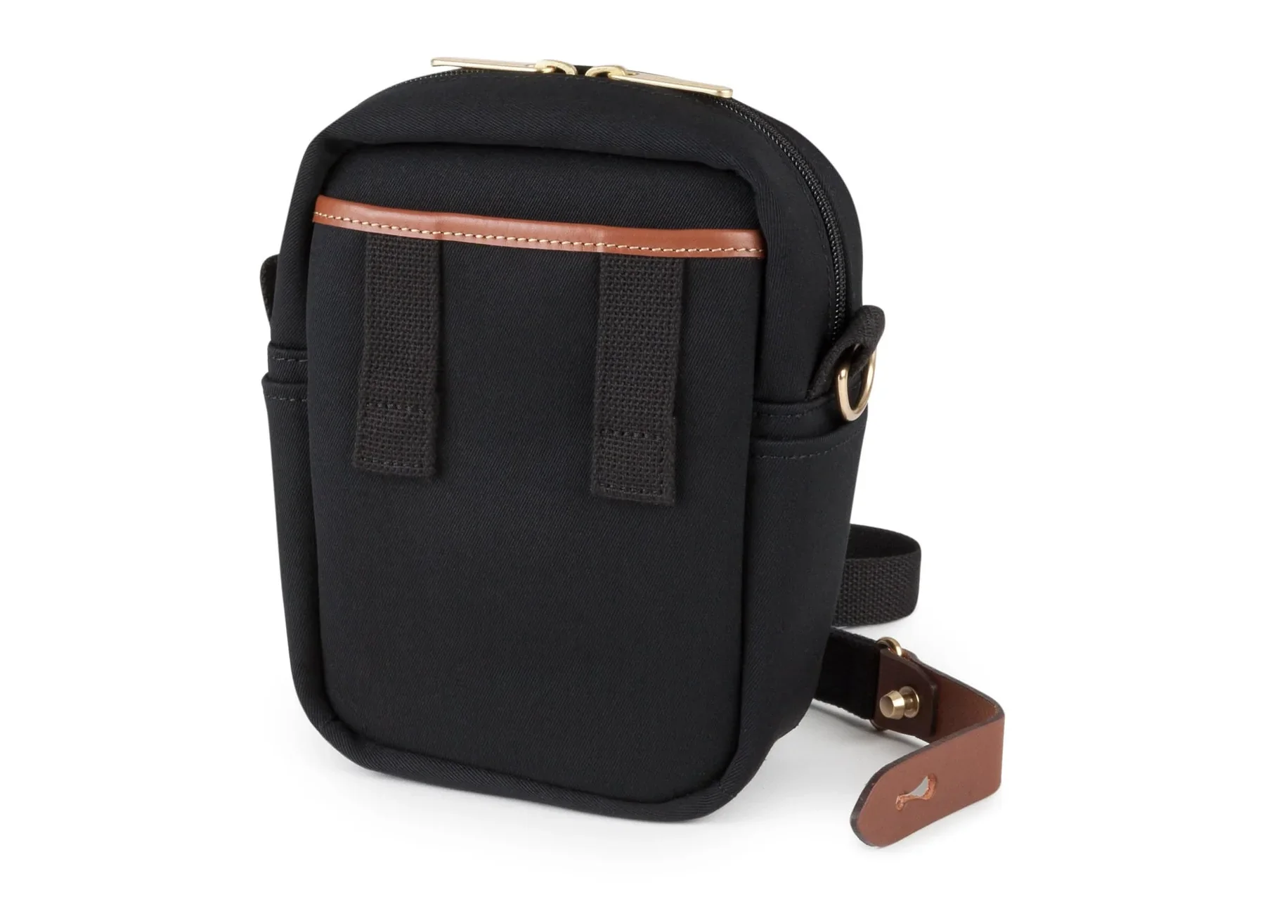 Billingham Compact Stowaway Black Canvas/ Tan Leather - Image 2