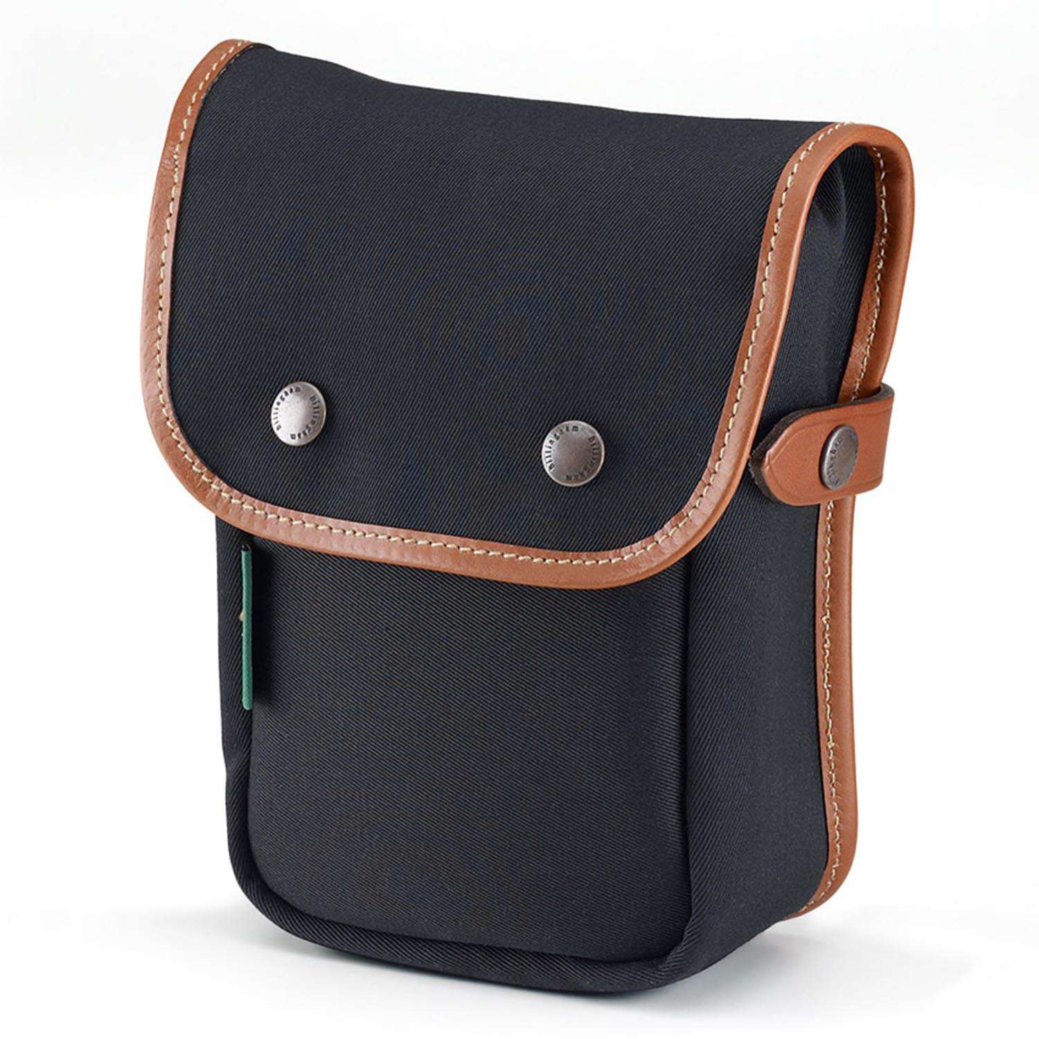 Billingham Delta Pocket  Black Canvas / Tan Leather