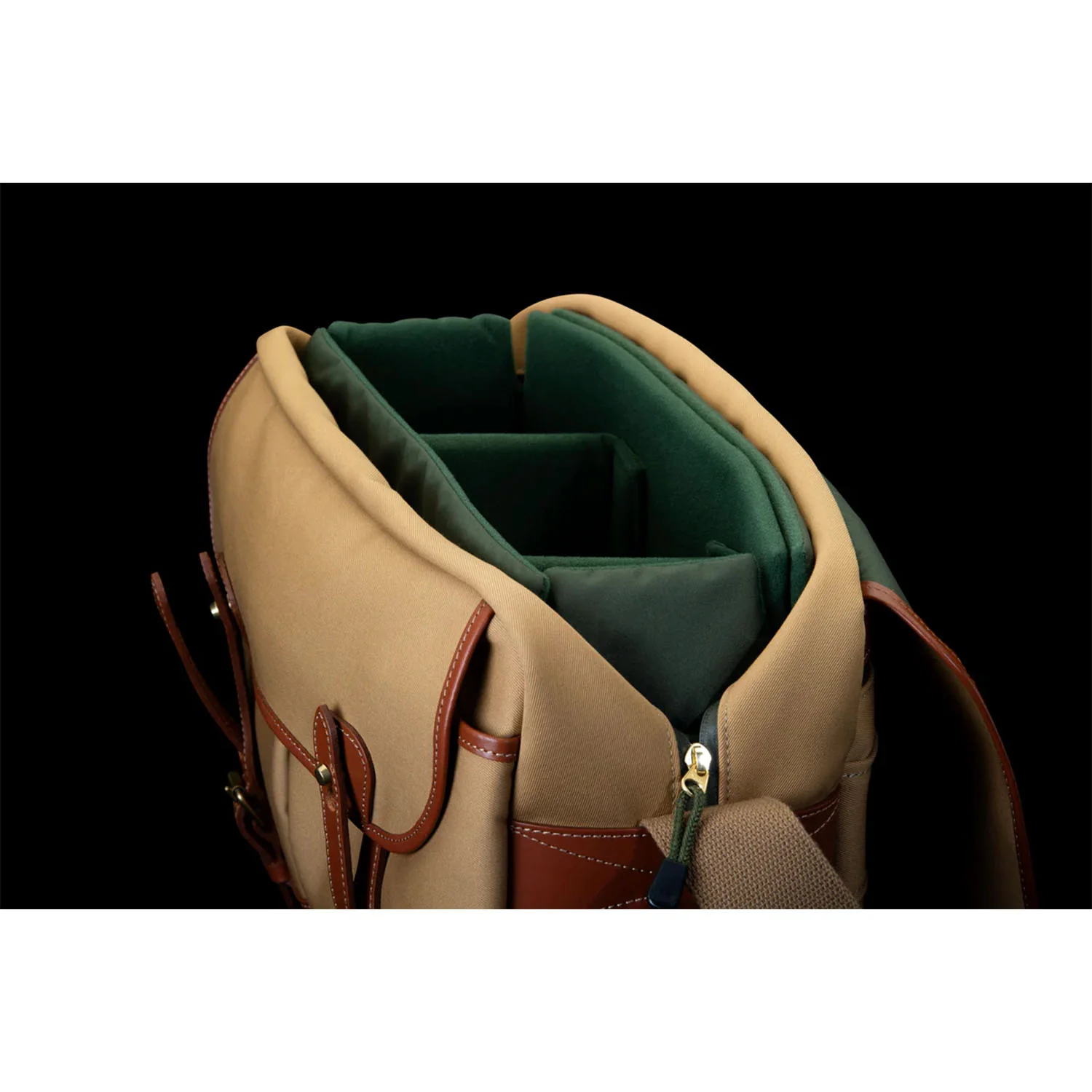 Billingham Eventer Mk II Sage Fibrenyte / Chocolate Leather - Image 6