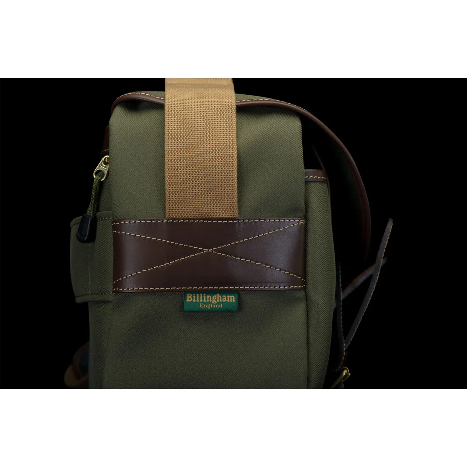 Billingham Eventer Mk II Sage Fibrenyte / Chocolate Leather - Image 4