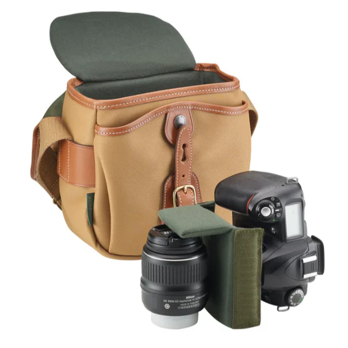 Billingham Hadley Digital Camera Bag - Khaki Canvas / Tan Leather - Image 2