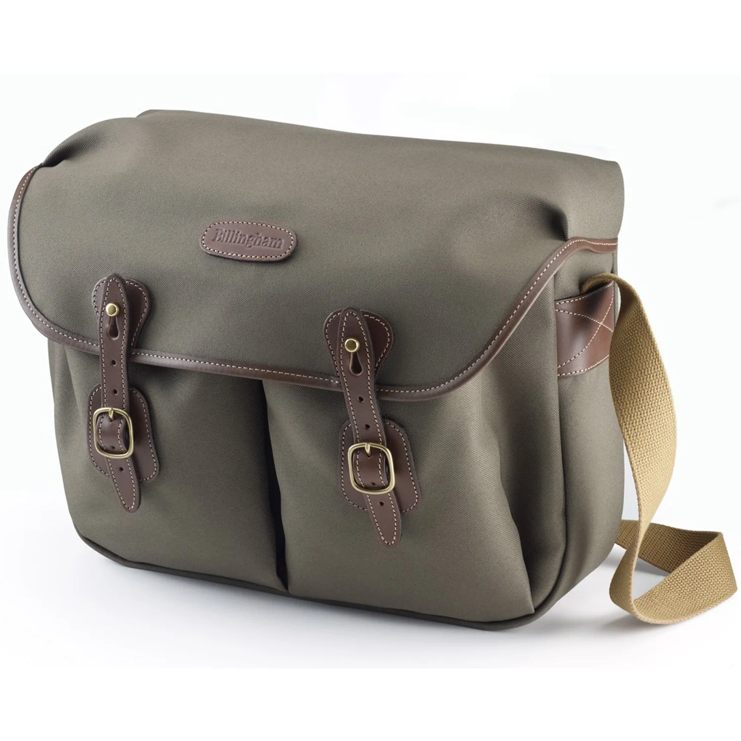 Billingham Hadley Large - Sage Fibrenyte / Chocolate Leather