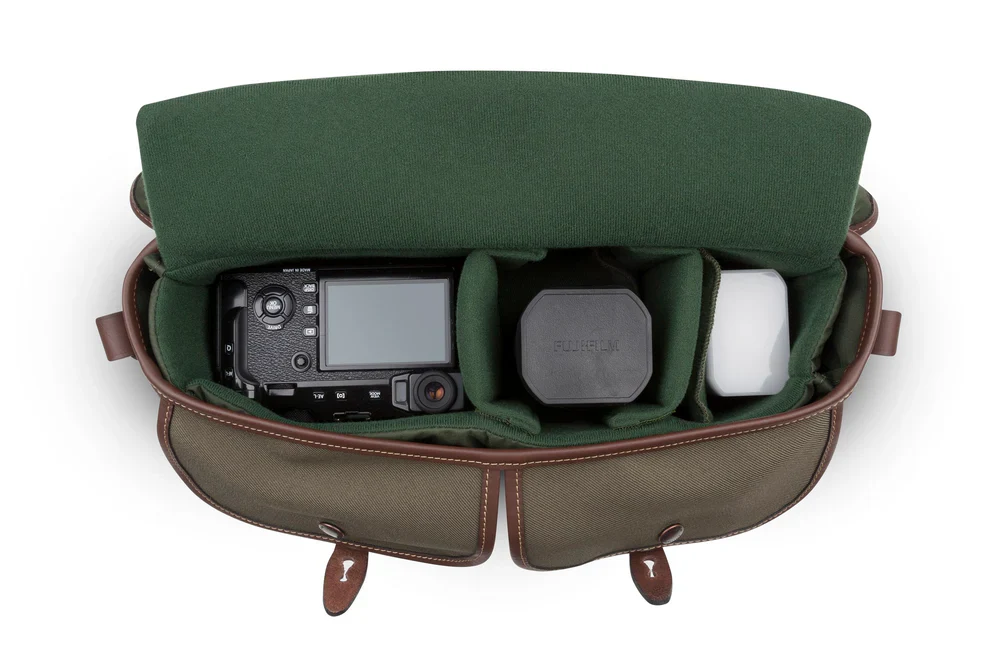 Billingham Hadley Pro 2020 Sage Fibrenyte / Chocolate Leather - Image 4