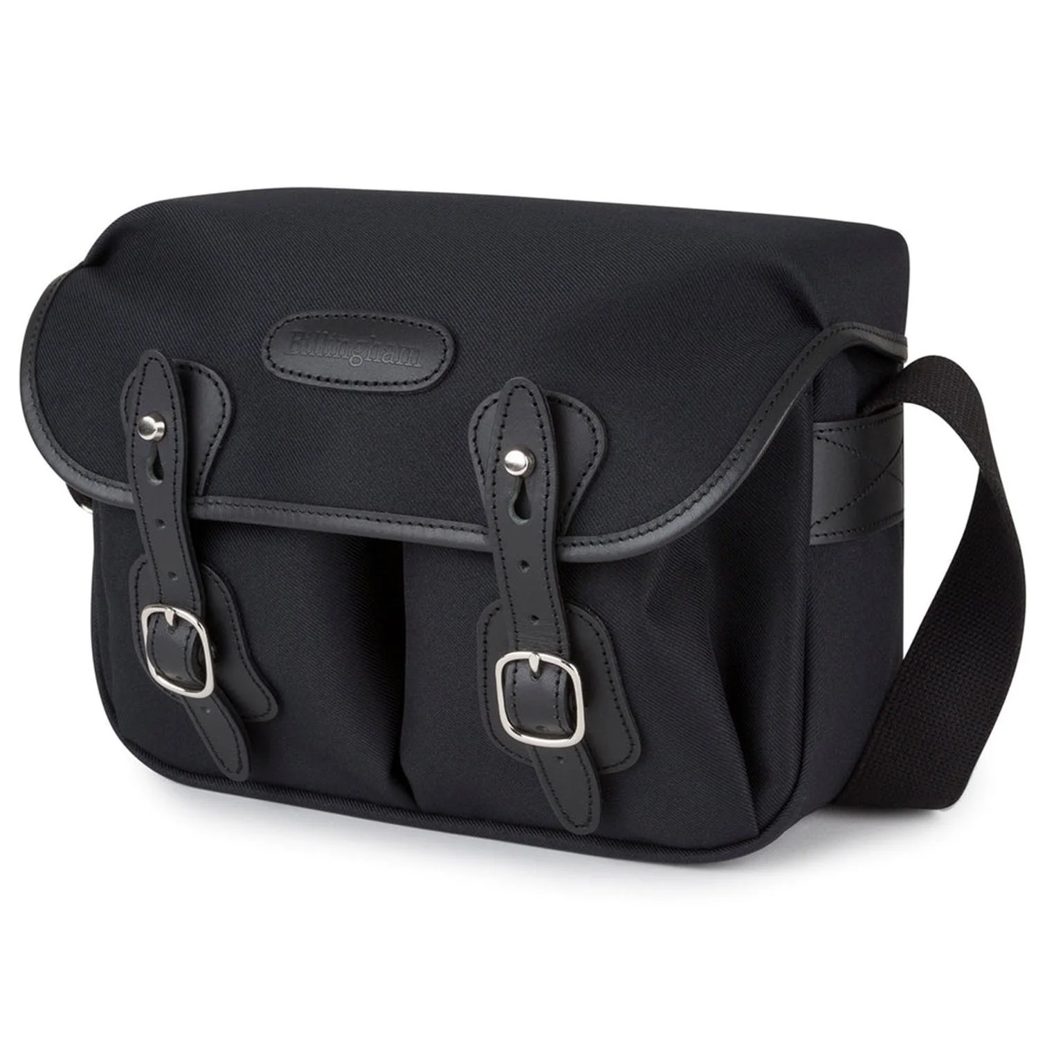 Billingham Hadley Small Black Fibrenyte / Black Leather