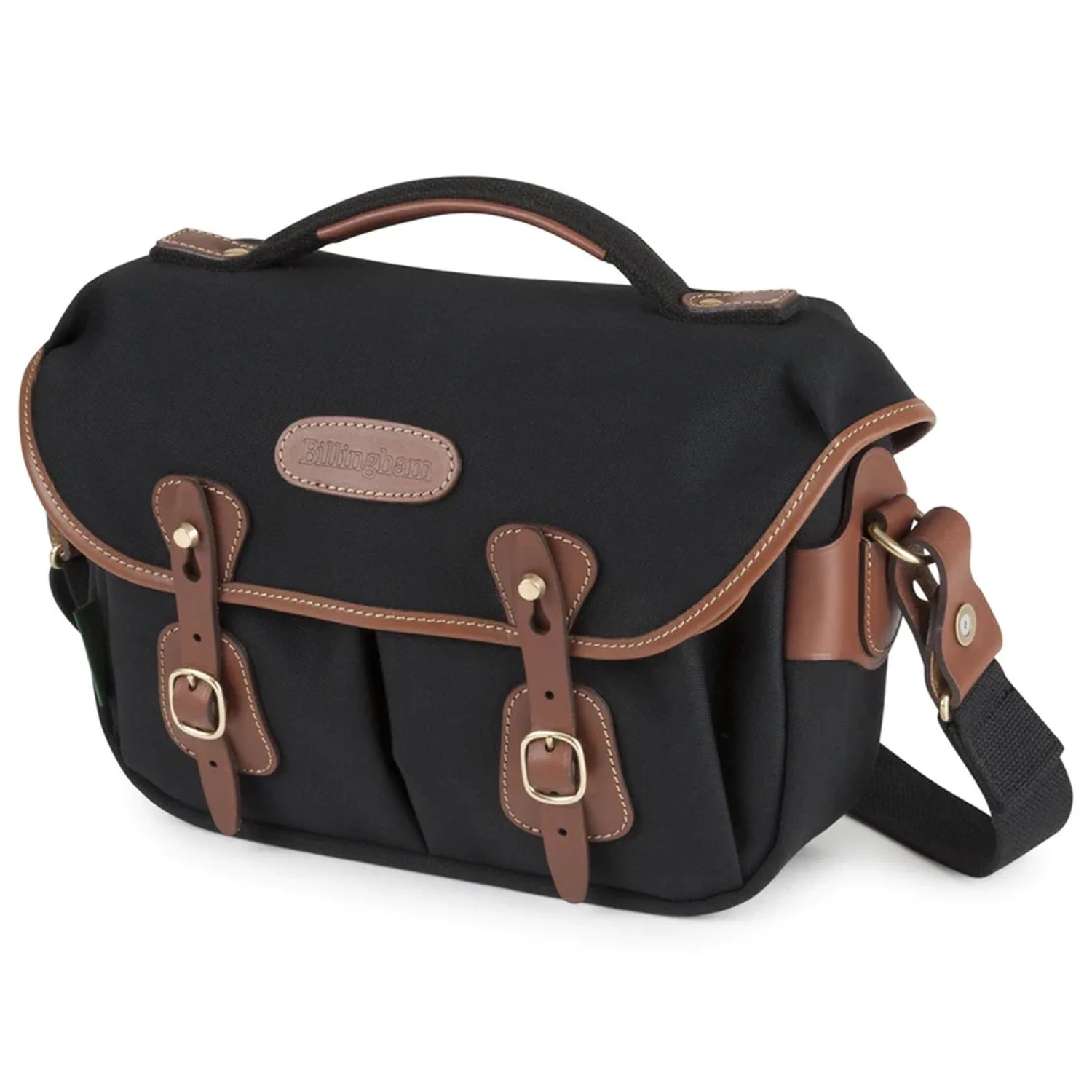 Billingham Hadley Small Pro Black Canvas / Tan Leather