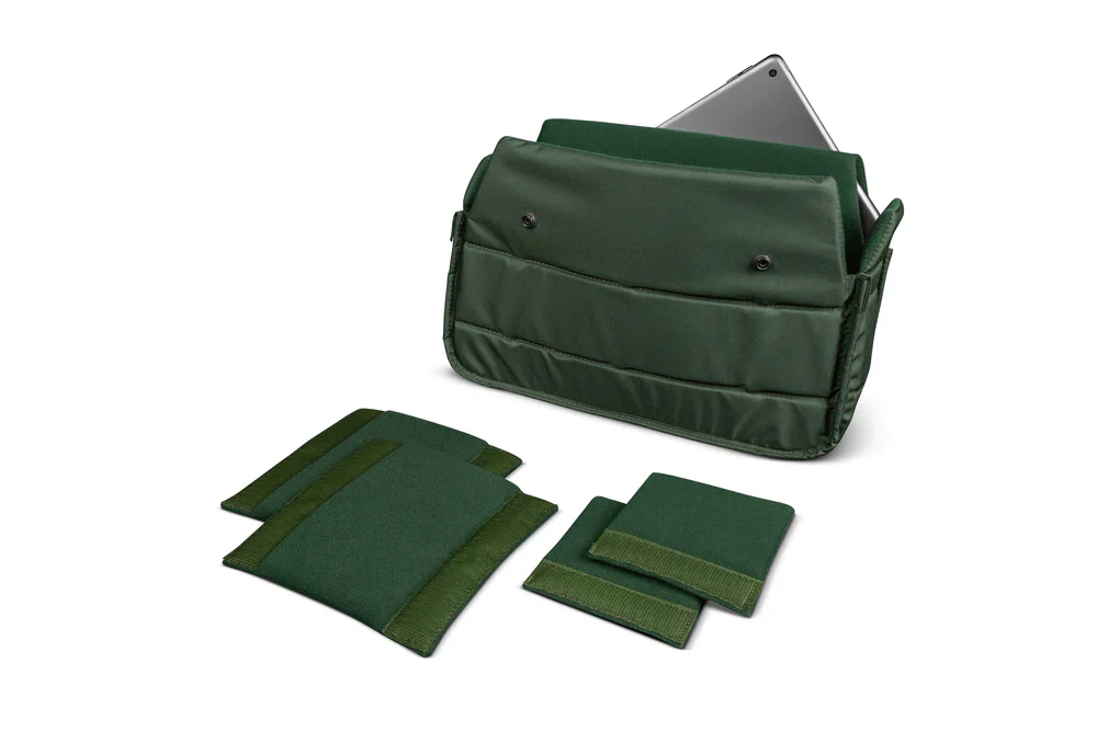 Billingham Mini Eventer - Khaki Fibrentye / Chocolate Leather - Image 3