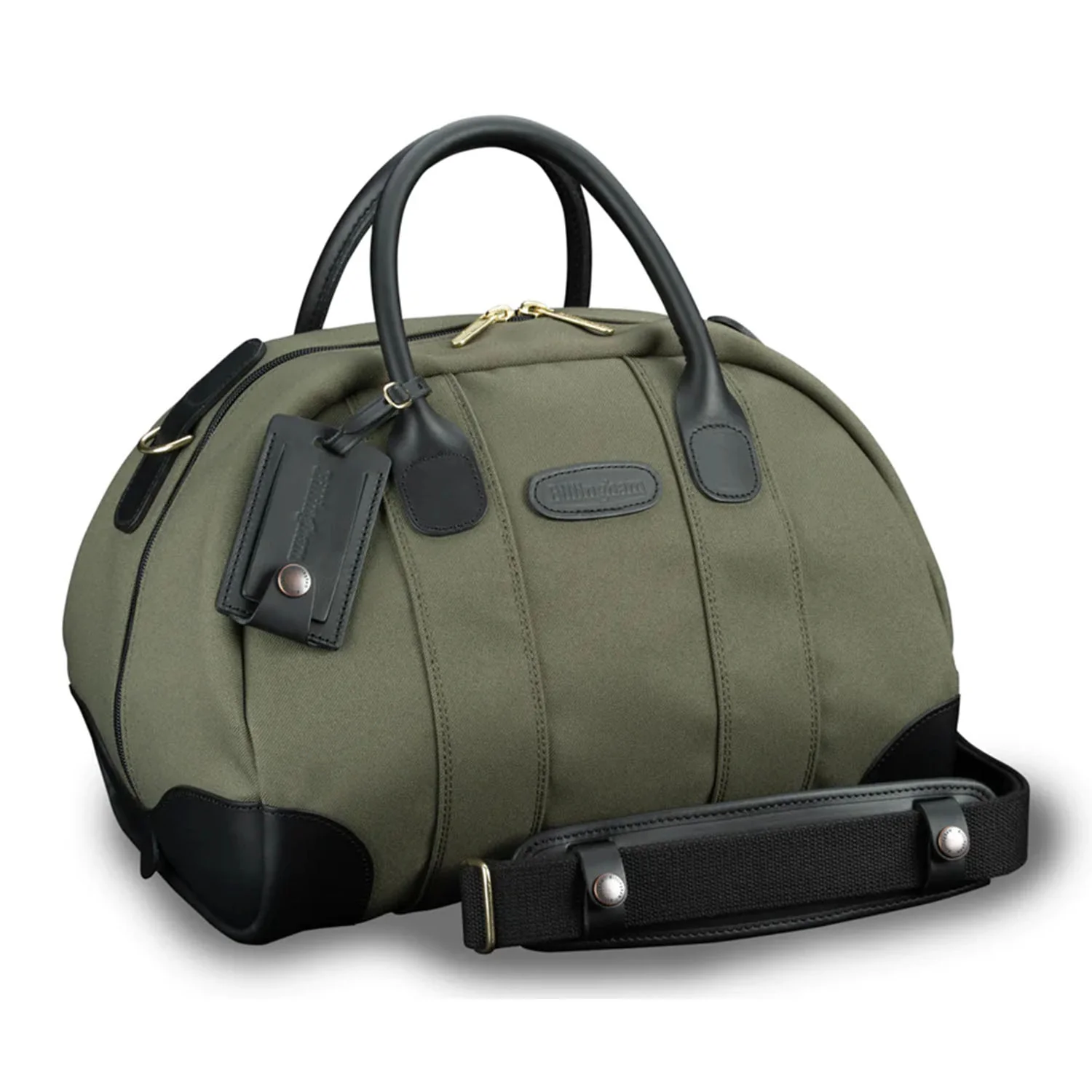 Billingham Overnighter - Sage Fibrenyte / Black Leather