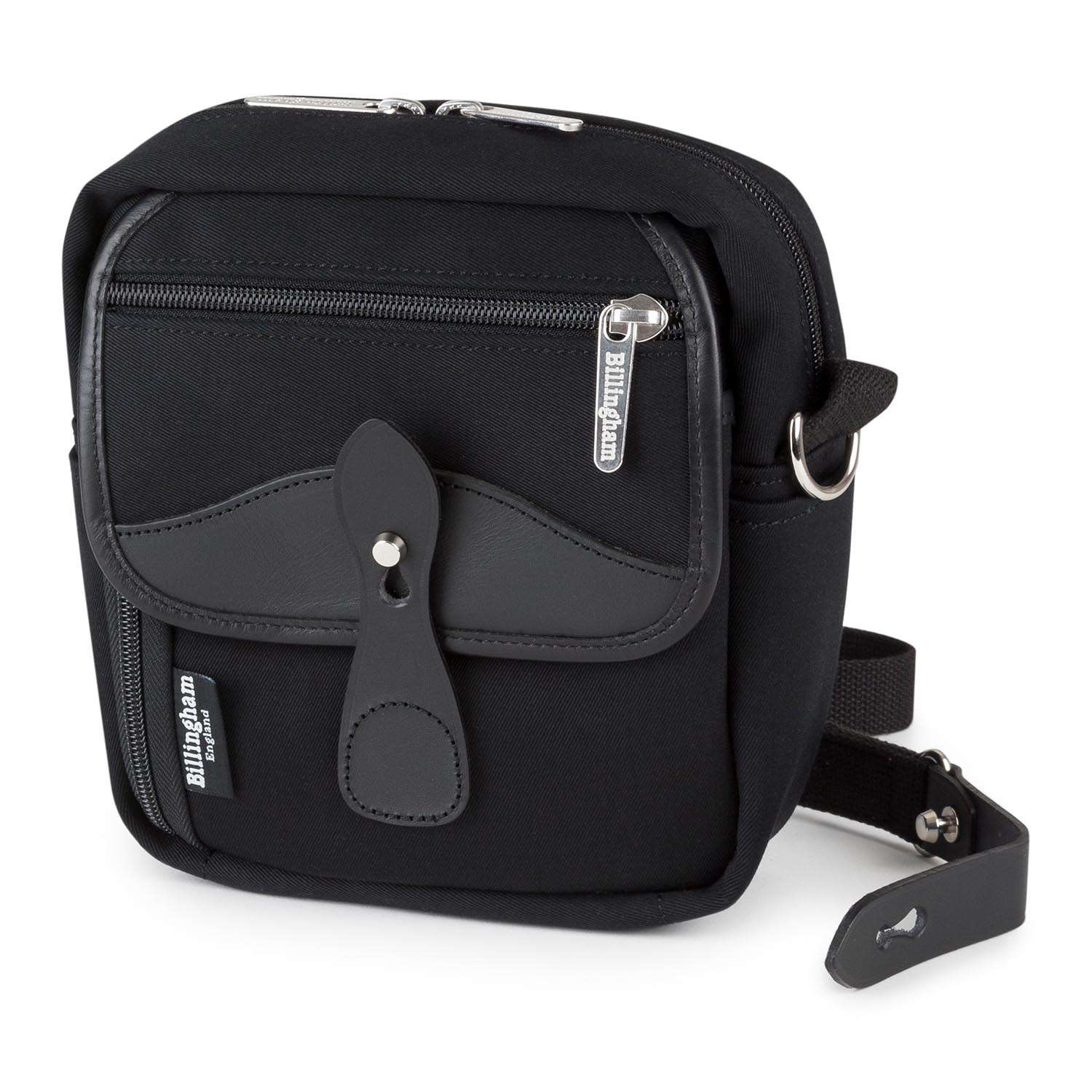 Billingham Pola Stowaway - Black Canvas / Black Leather