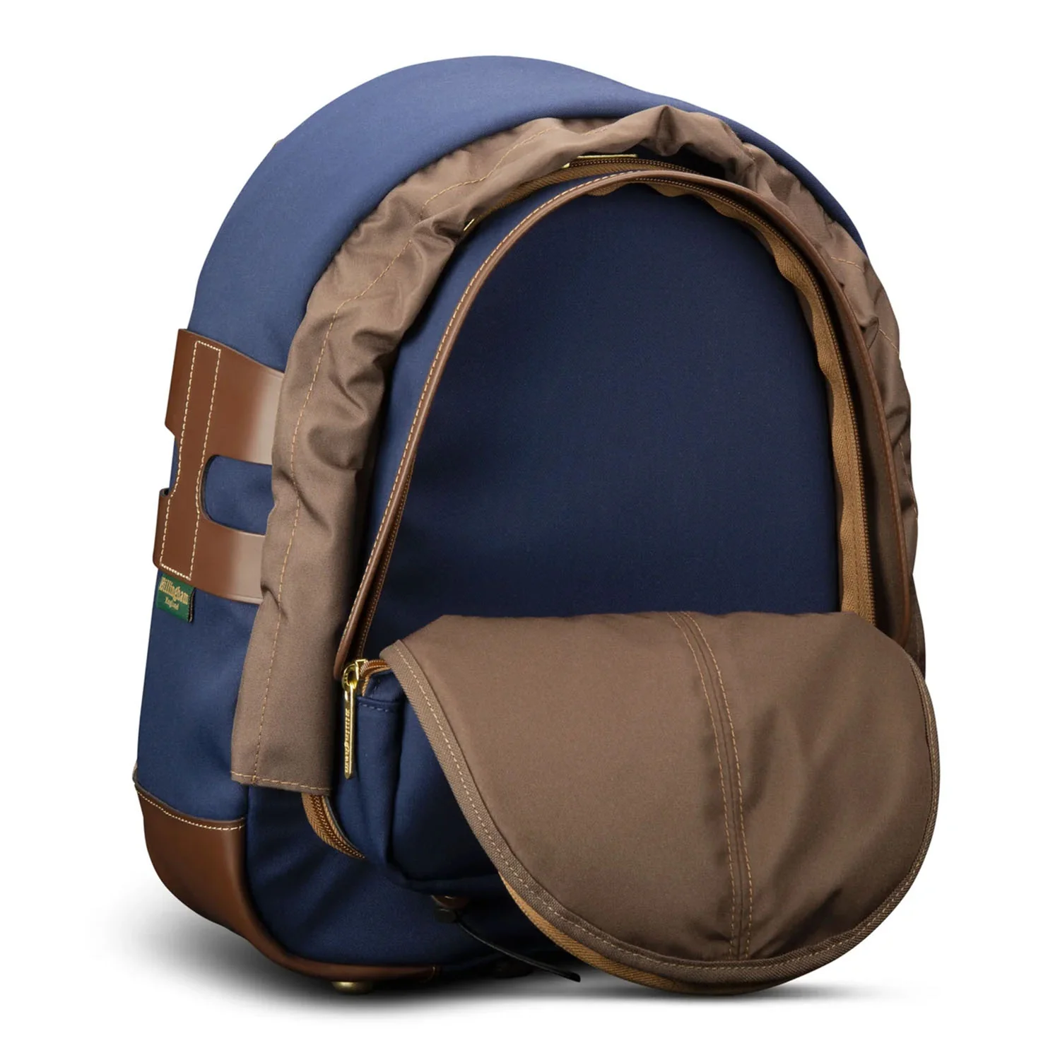 Billingham Rucksack 25 Black Canvas / Tan Leather - Image 6