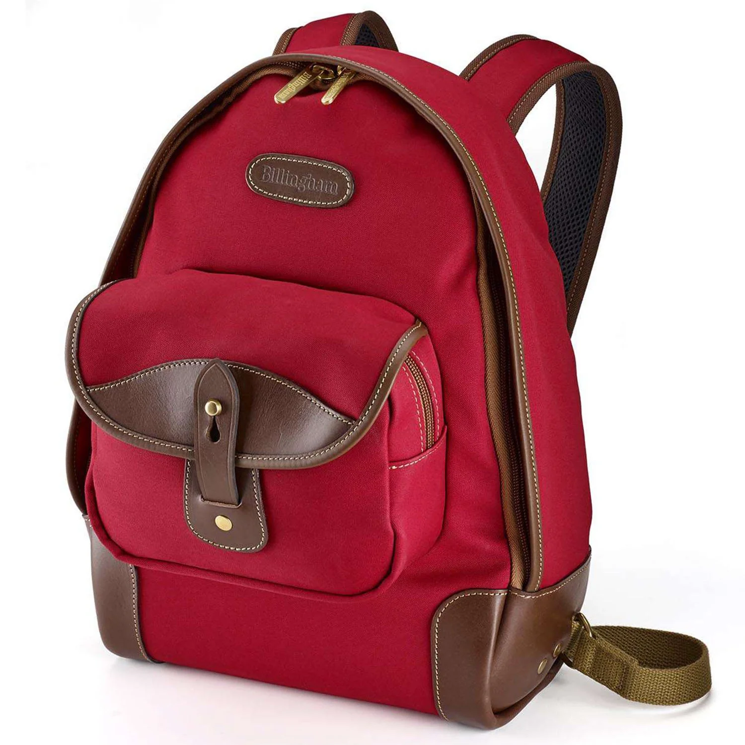 Billingham Rucksack 35 Burgundy Canvas / Chocolate Leather