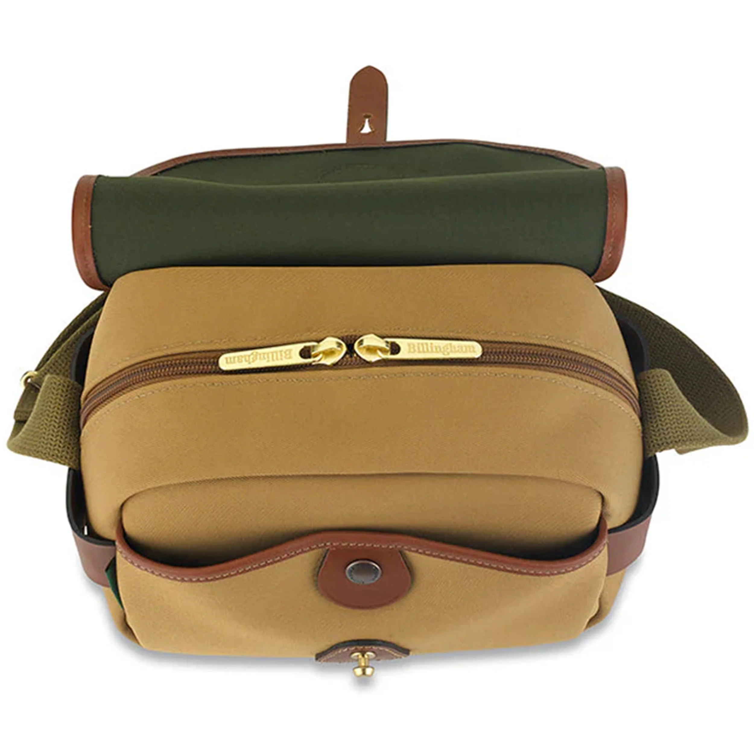 Billingham S2 Khaki Canvas / Tan Leather - Image 3