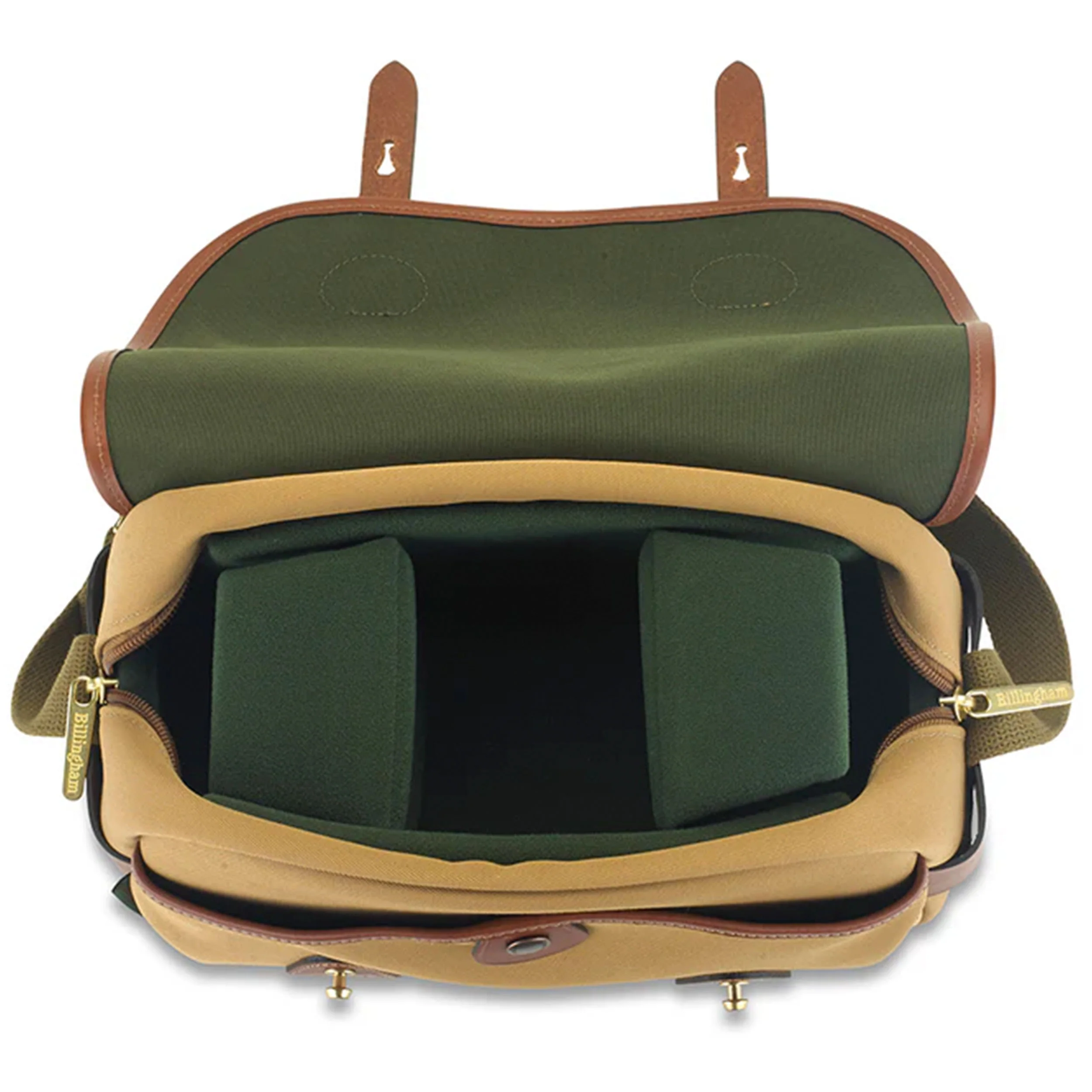Billingham S3 Khaki Canvas / Tan Leather - Image 6