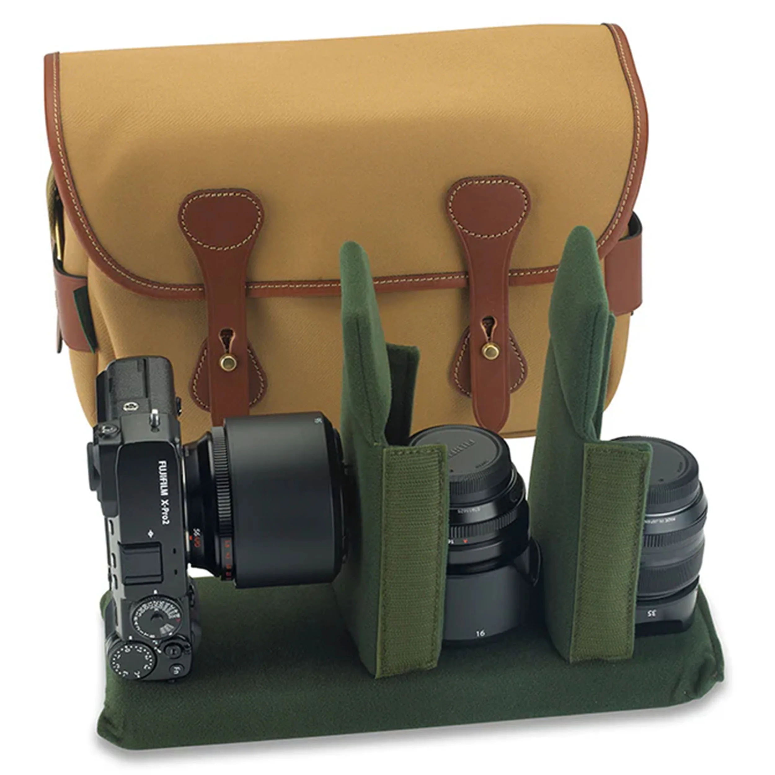 Billingham S3 Khaki Canvas / Tan Leather - Image 7