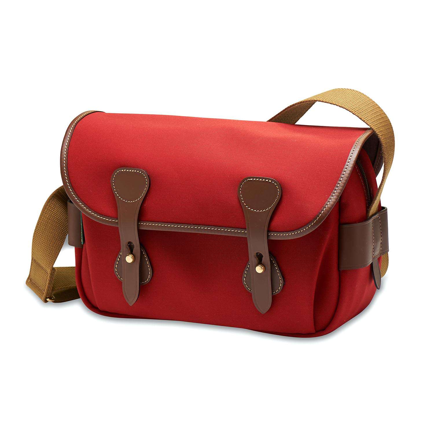 Billingham S3 Burgundy Canvas / Chocolate Leather