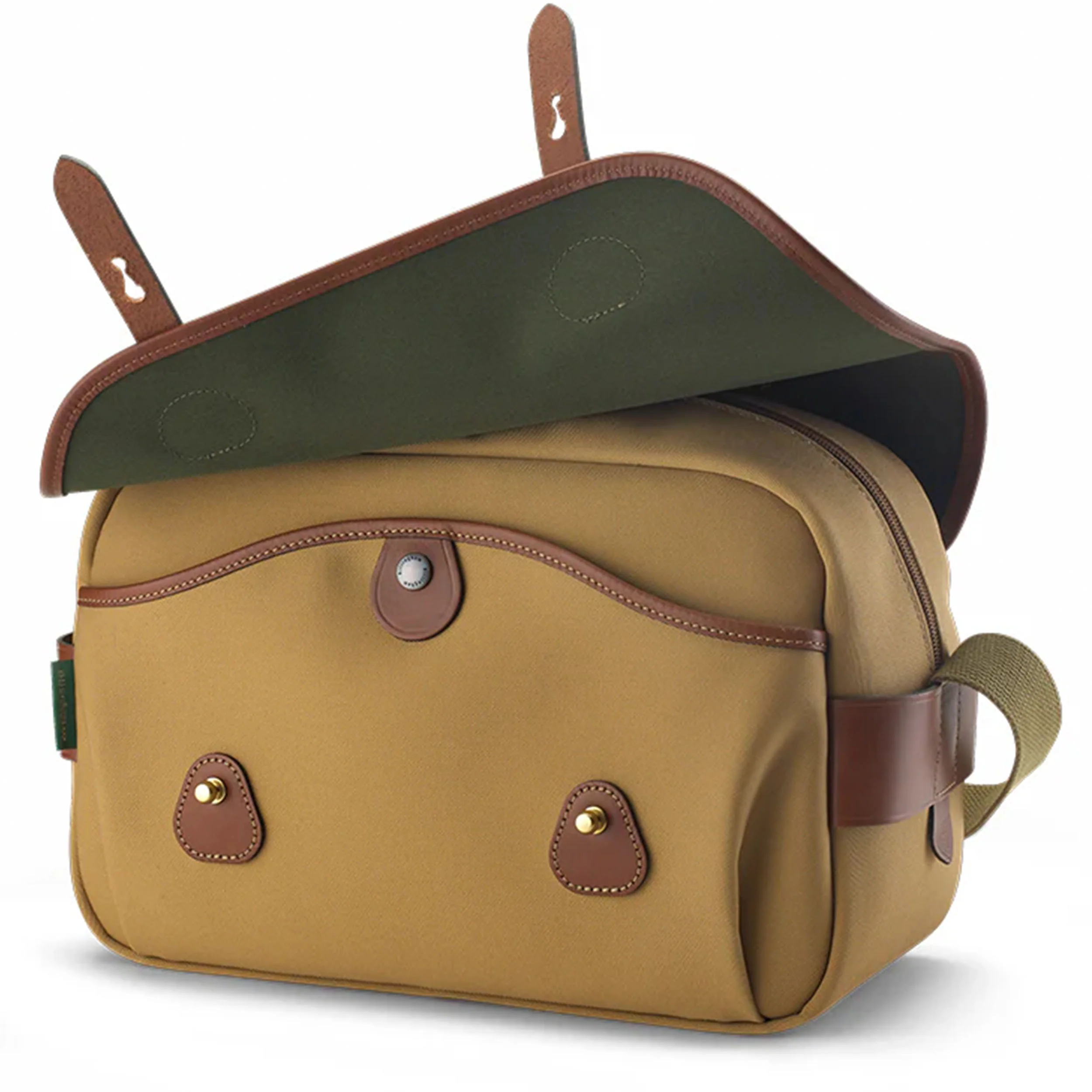 Billingham S4 Burgundy Canvas / Chocolate Leather - Image 3
