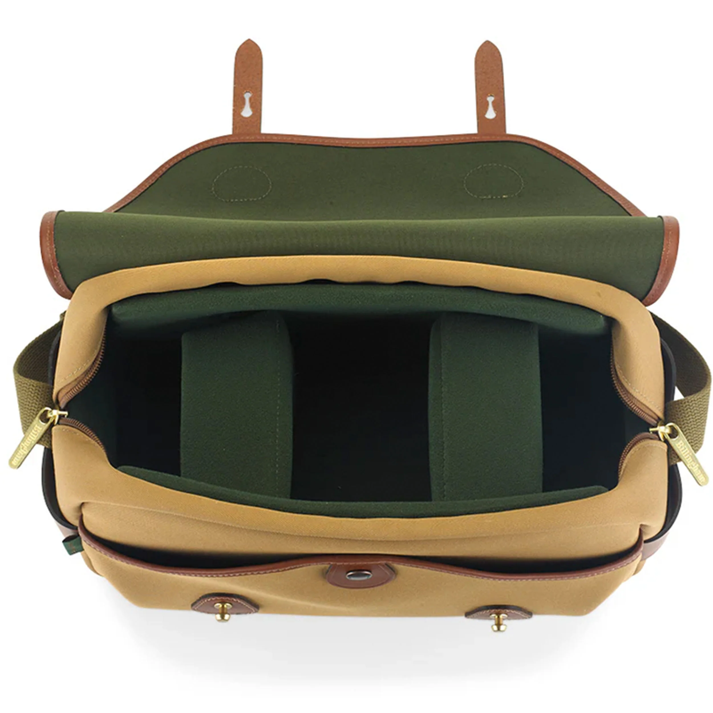 Billingham S4 Burgundy Canvas / Chocolate Leather - Image 4