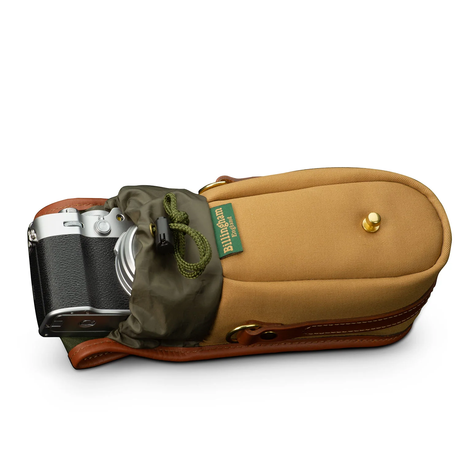 Billingham  TEN-16  Khaki Canvas/Tan - Image 6