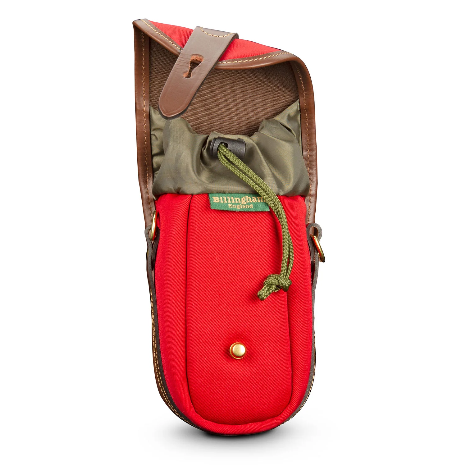 Billingham TEN-16 Burgundy Canvas/Chocolate - Image 4
