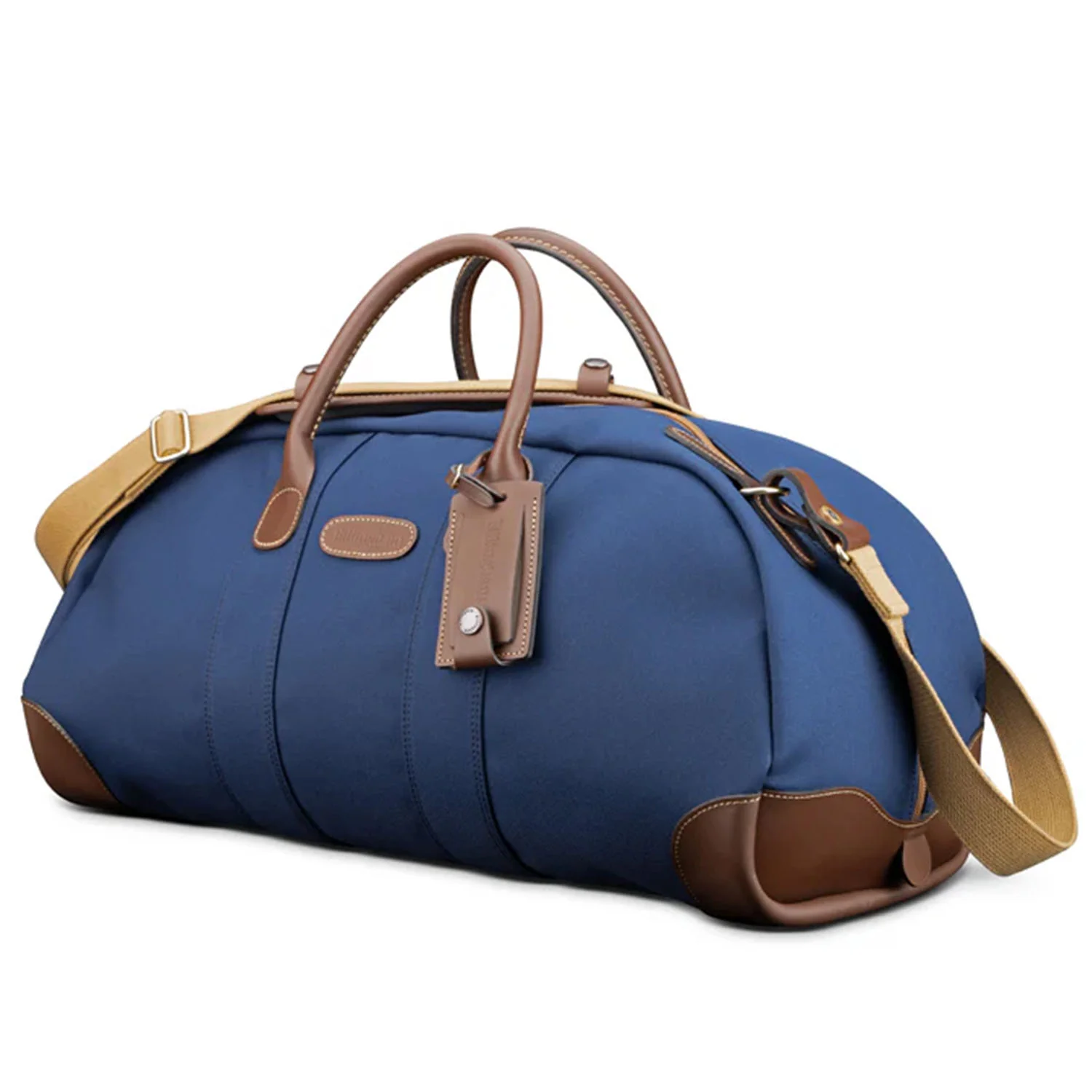 Billingham Weekender Navy Fibrenyte / Chocolate Leather