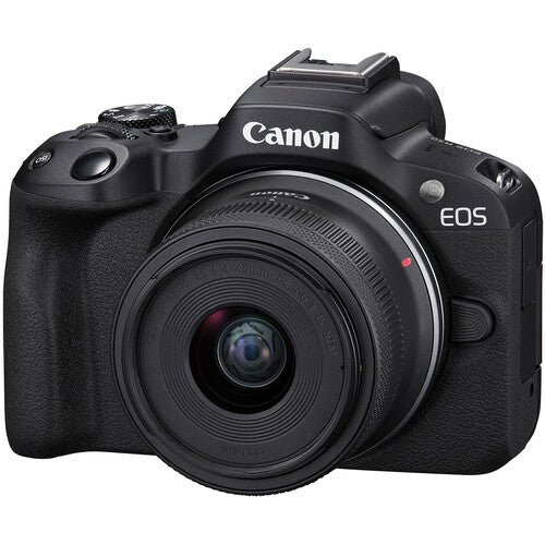 Canon EOS R50 w/ 18-45mm & 55-210mm - Black - Image 2