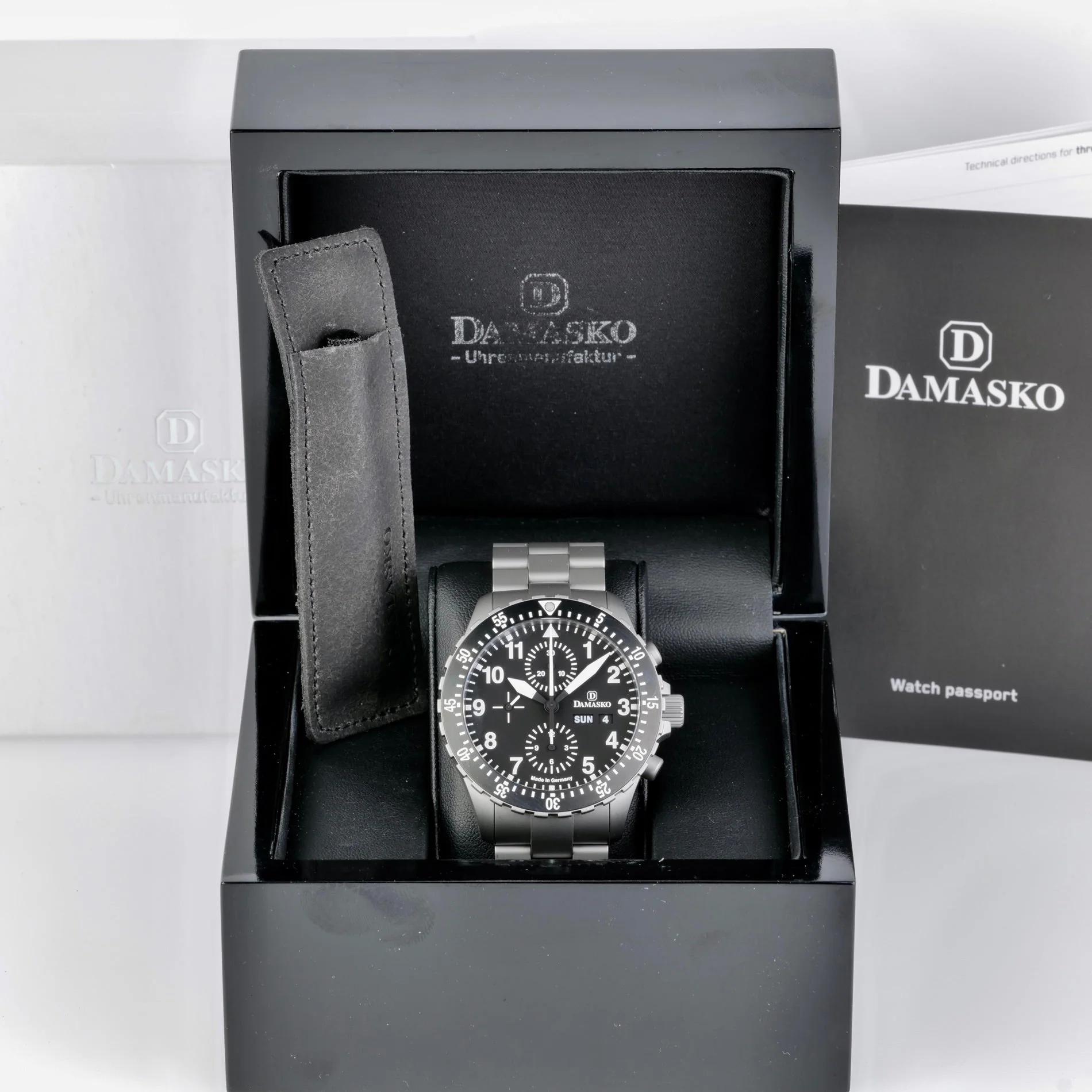 Damasko DC66 Matte Steel Bracelet  DC66.0773 - Image 3