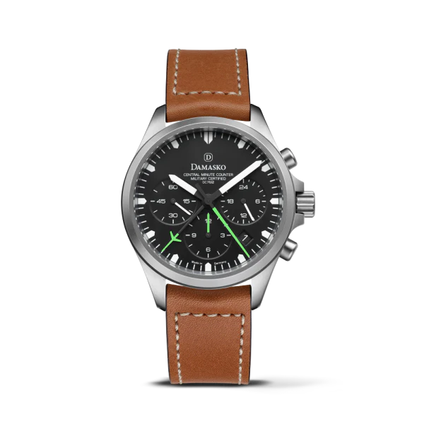 Damasko DC76/2 Chronograph on Black Leather Strap - Image 3