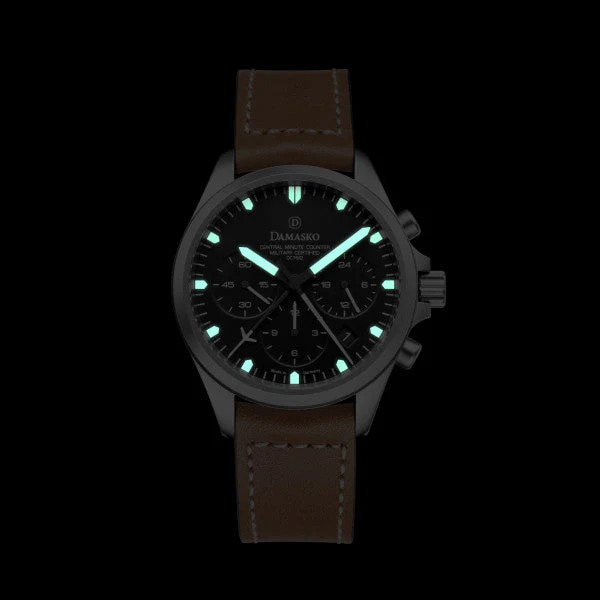 Damasko DC76/2 Chronograph on Black Leather Strap - Image 5
