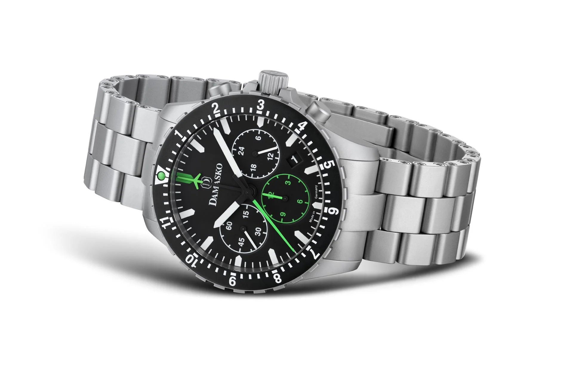 Damasko DC86 - White - Matte - Steel Bracelet w/ Manufactory 10mm Adjustable Clasp - Image 7