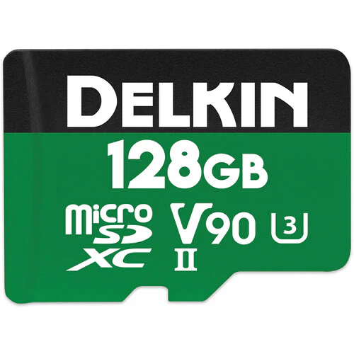 Delkin 128GB Micro SD UHS-II