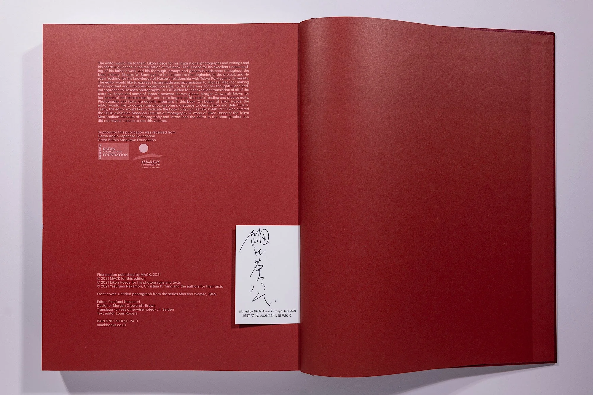 Eikoh Hosoe Yasufumi Nakamori Mack Books - Image 3