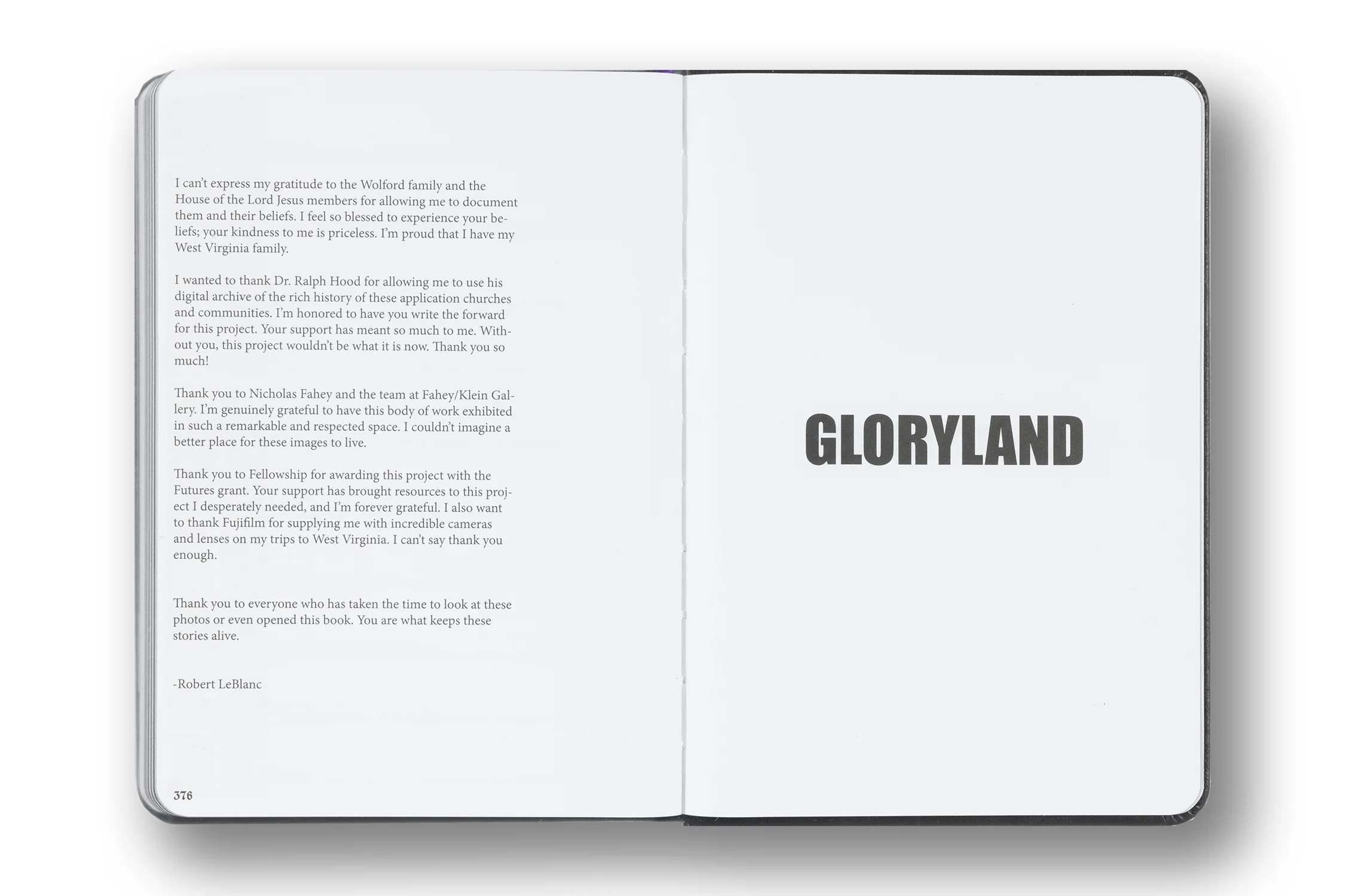 Gloryland, Robert Le Blanc (Signed, 1st ed) - Image 16