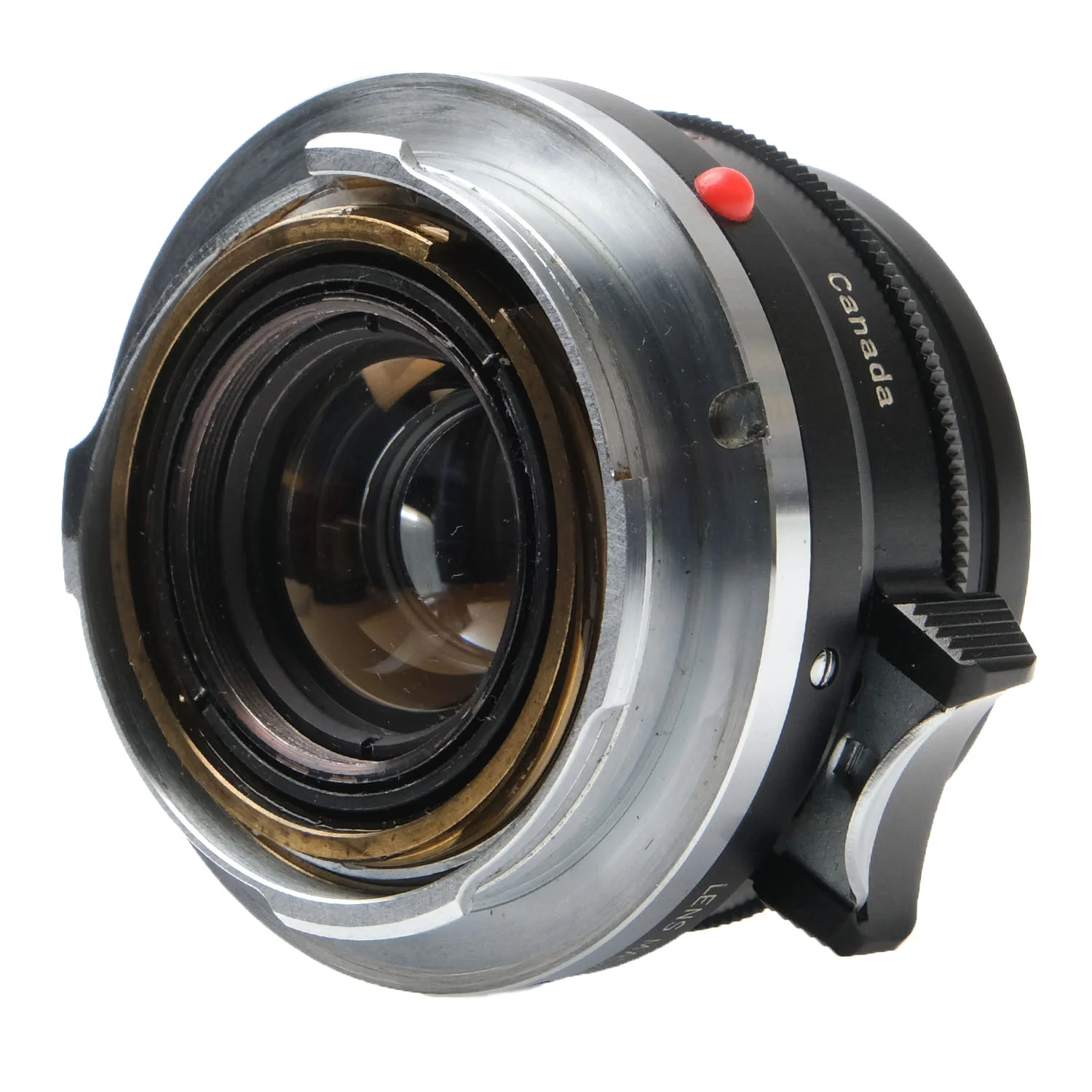 Leica 35mm f2 Summicron 8-Element Black Anodized, Red Scale 1744598 - Image 6