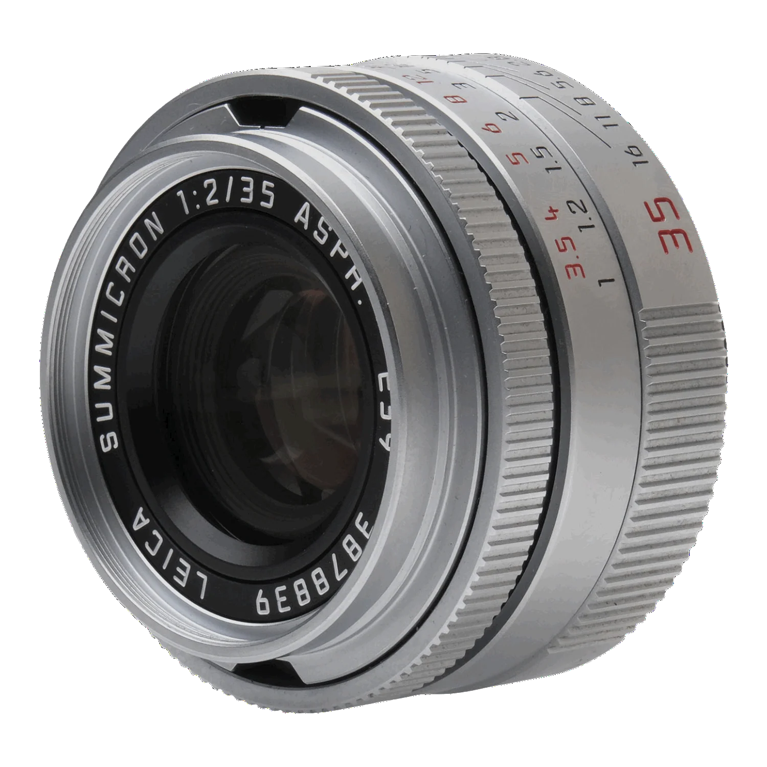 Leica 35mm f2 Summicron Asph Silver, Boxed 3878839 - Image 4