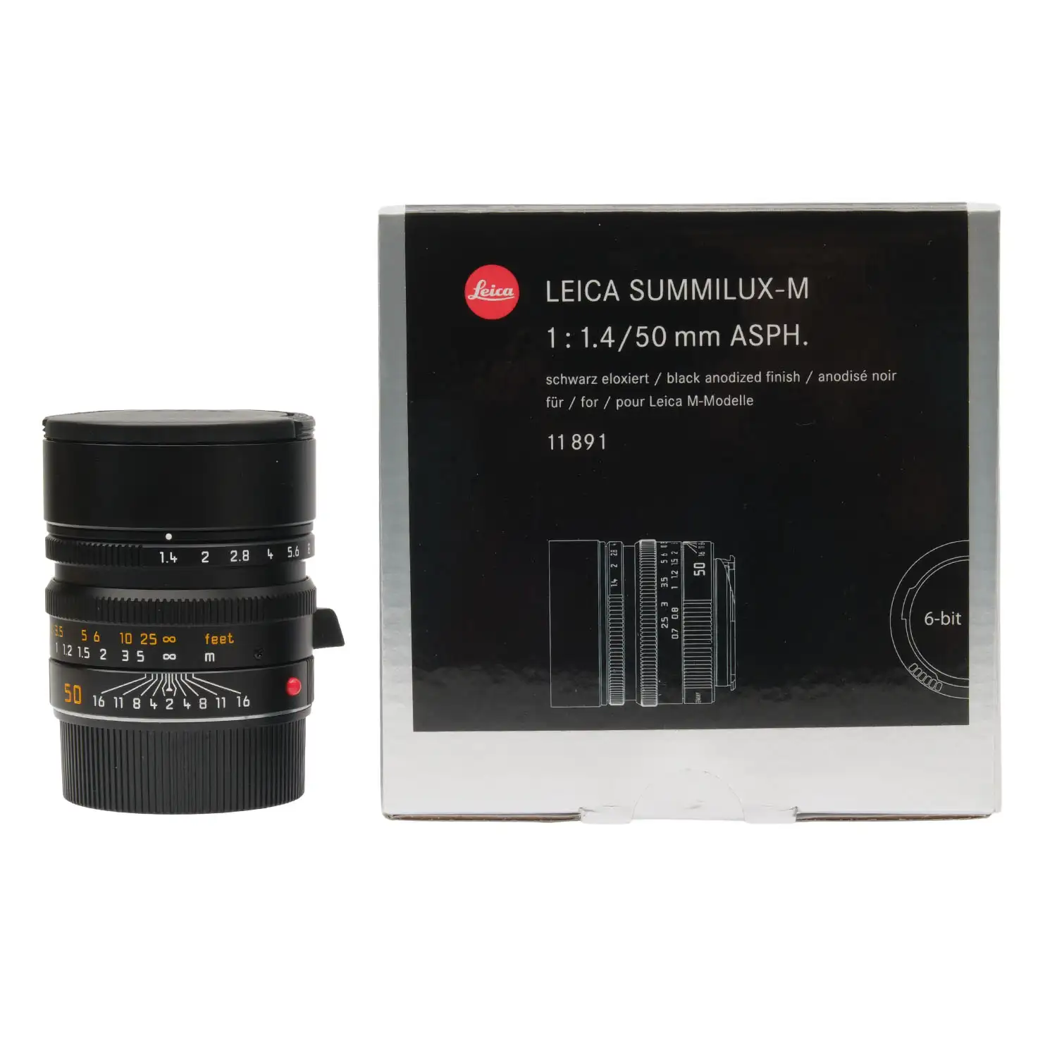 Leica 50mm f1.4 Summilux-M Asph, Boxed 4820678 - Image 8