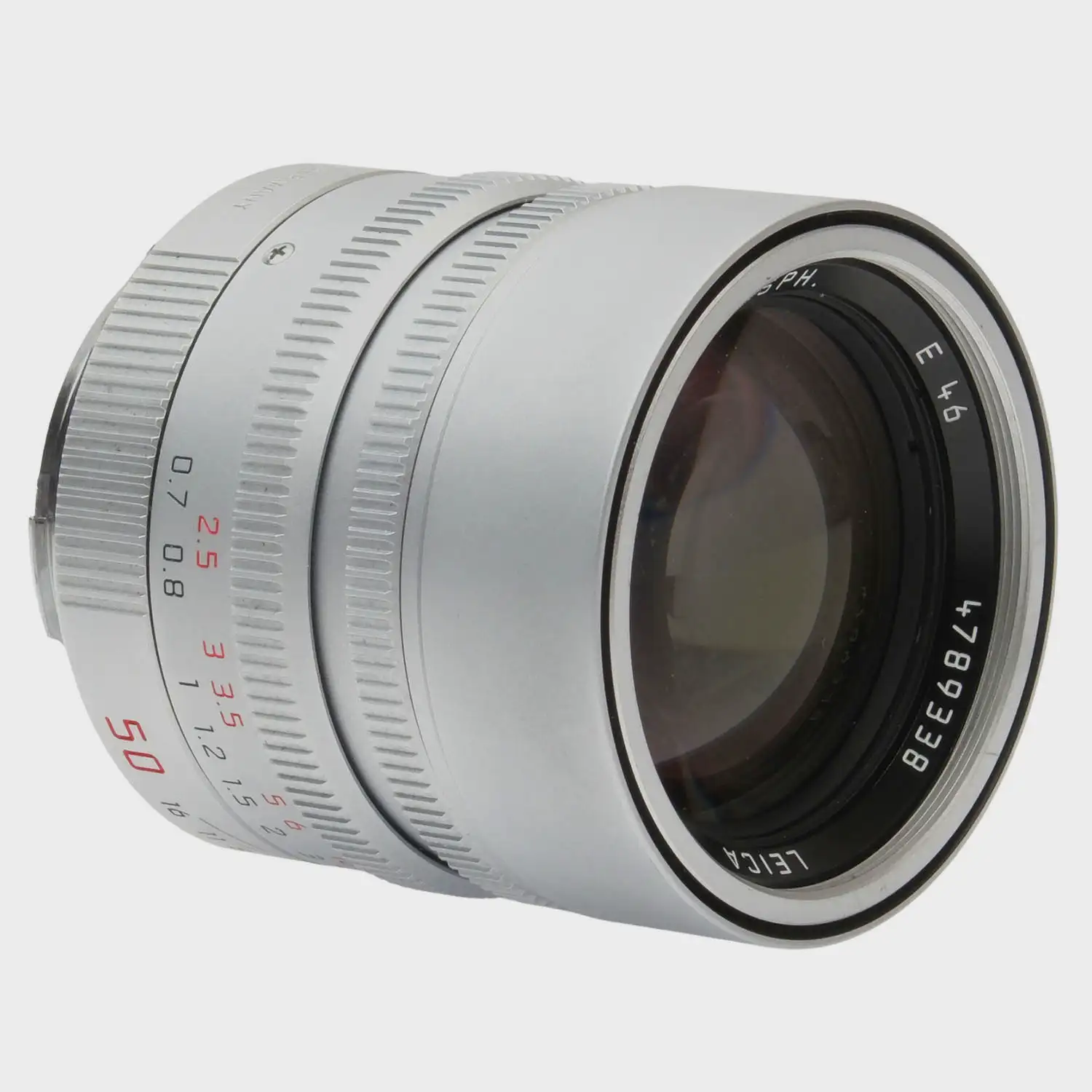 Leica 50mm f1.4 Summilux-M Asph Silver, Boxed 4789338 - Image 4