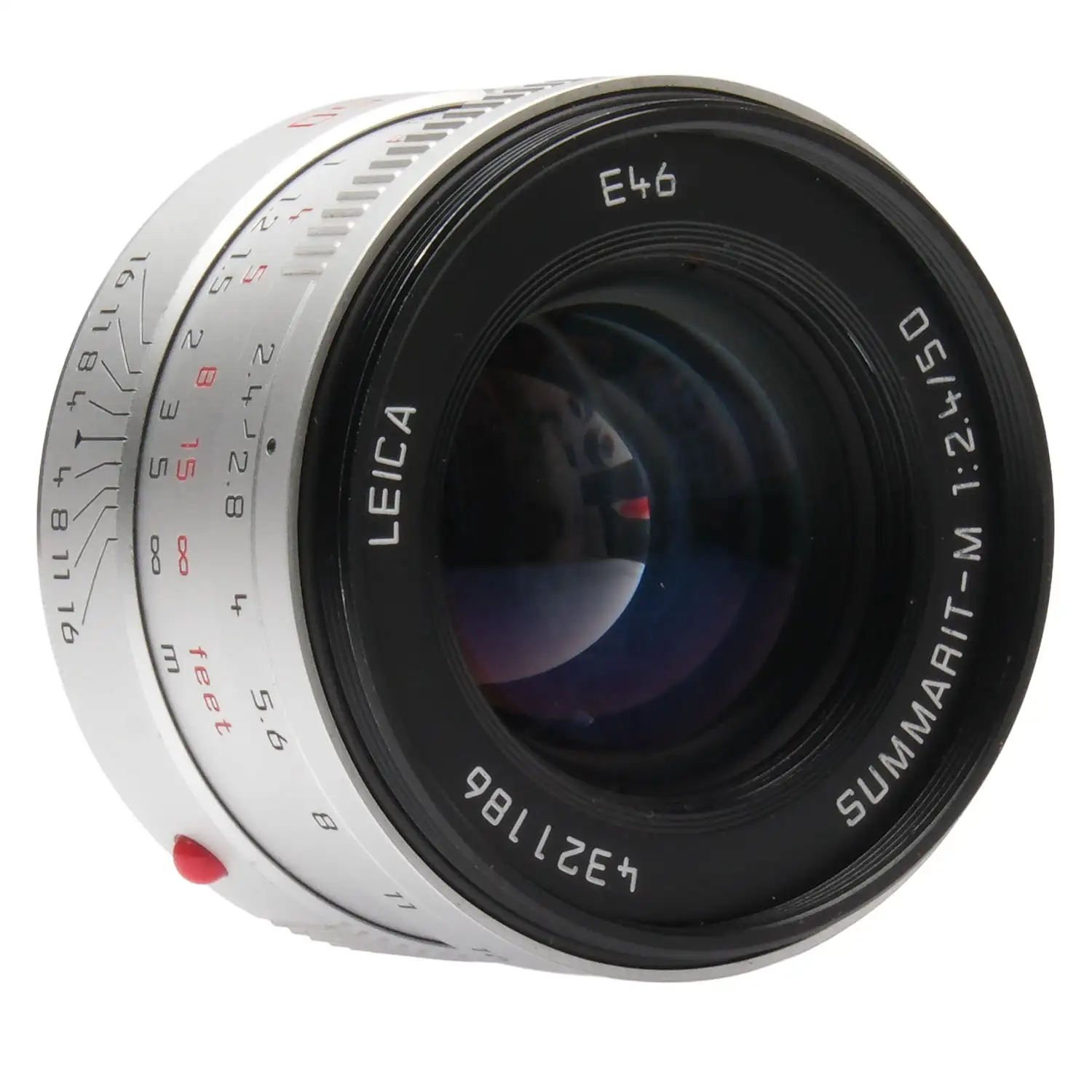Leica 50mm f2.4 Summarit-M Silver DAG CLA 4321186 - Image 3