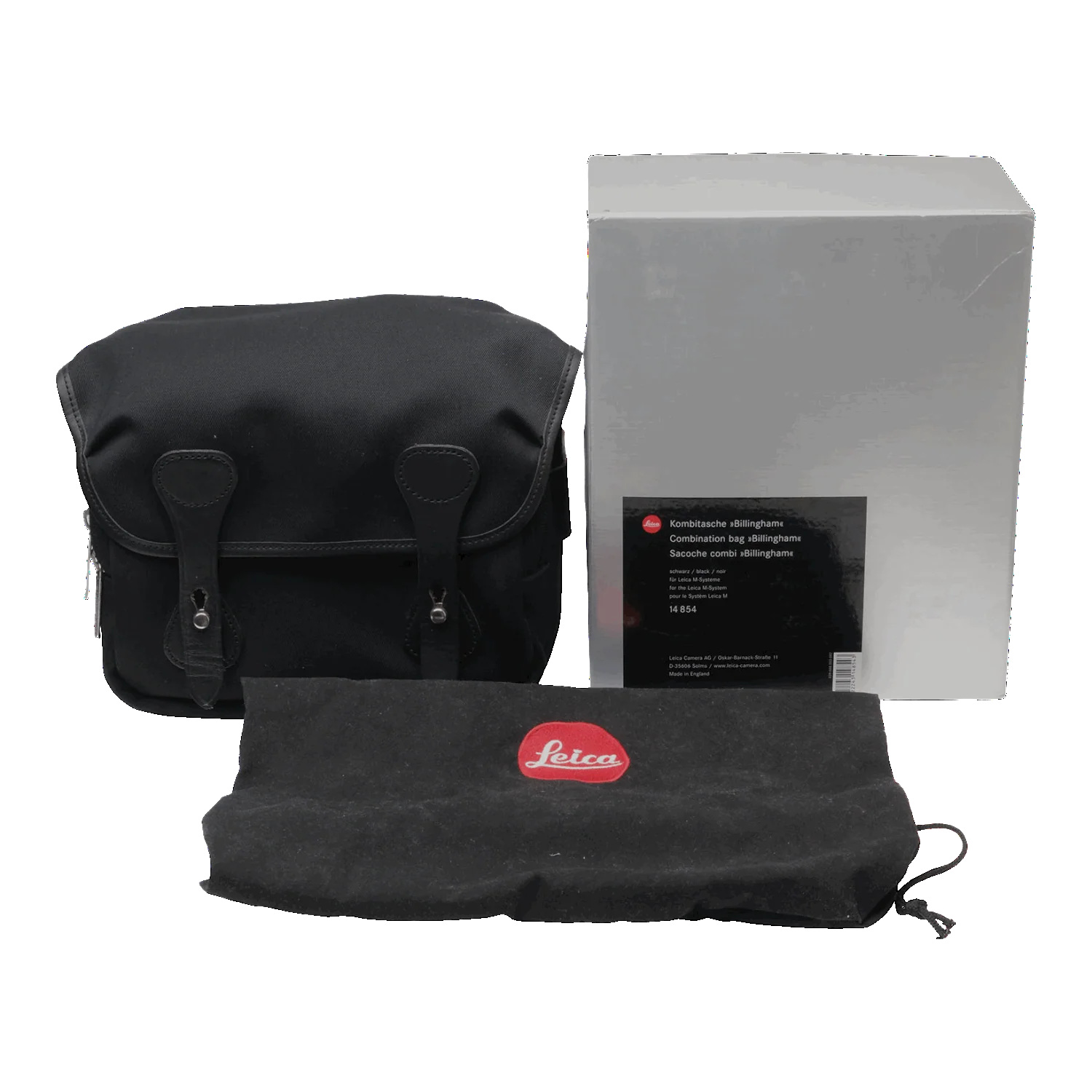 Leica Combination Bag by Billingham Black, Boxed 155797 - Image 9
