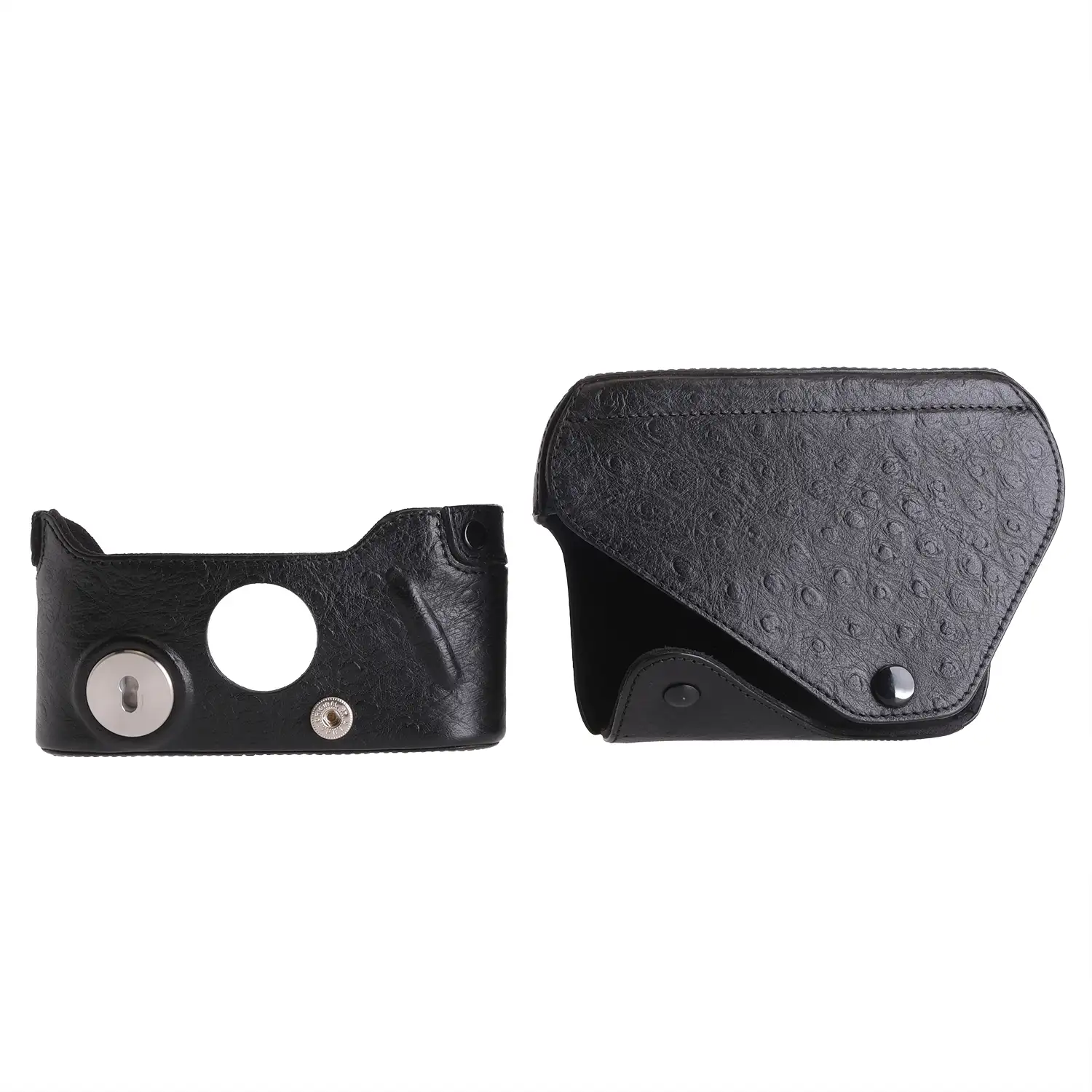 Leica M Eveready Case, Black Ostrich (9) - Image 3
