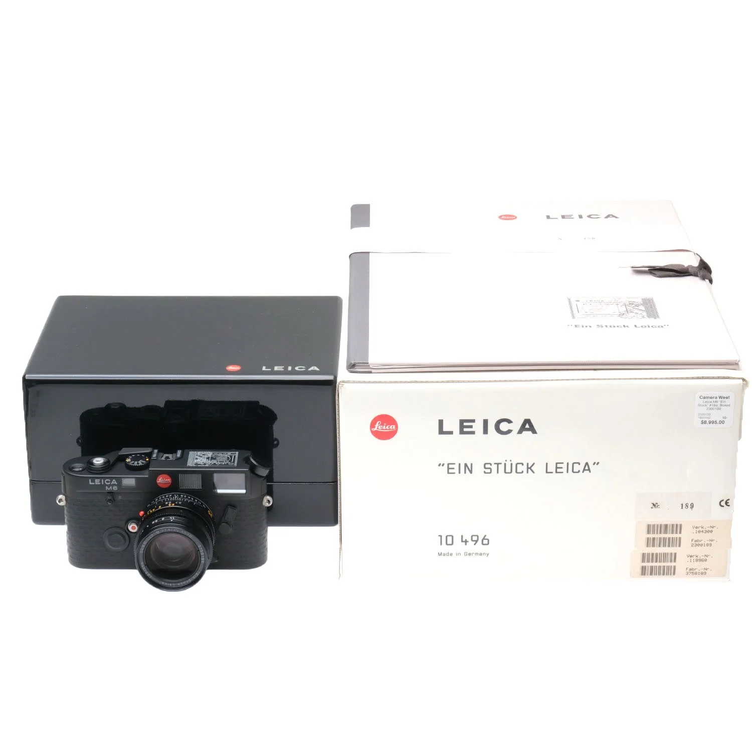 Leica M6 "Ein Stuck" #189, Boxed 2300189 - Image 8