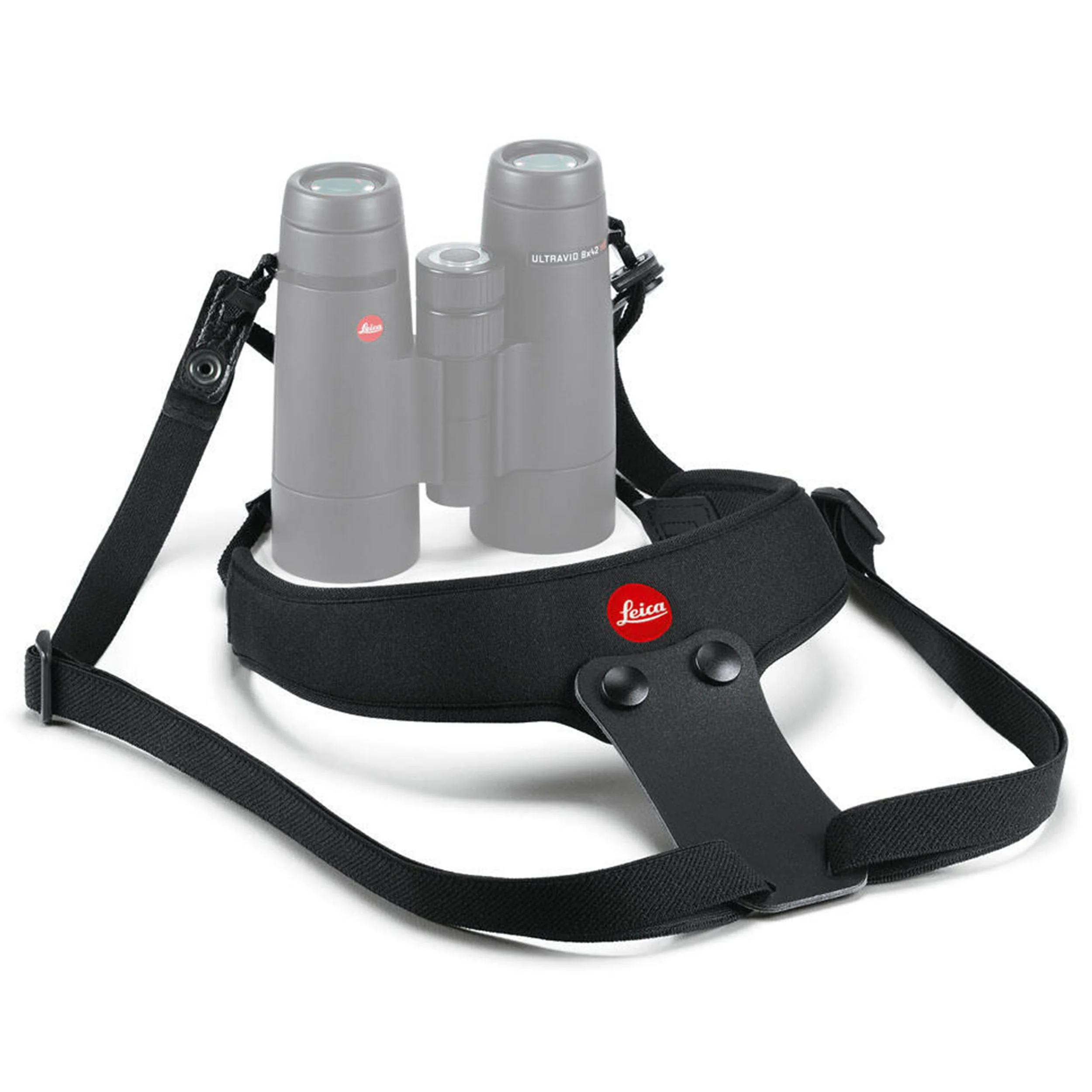 Neoprene Bino Sport Strap - Pitch Black