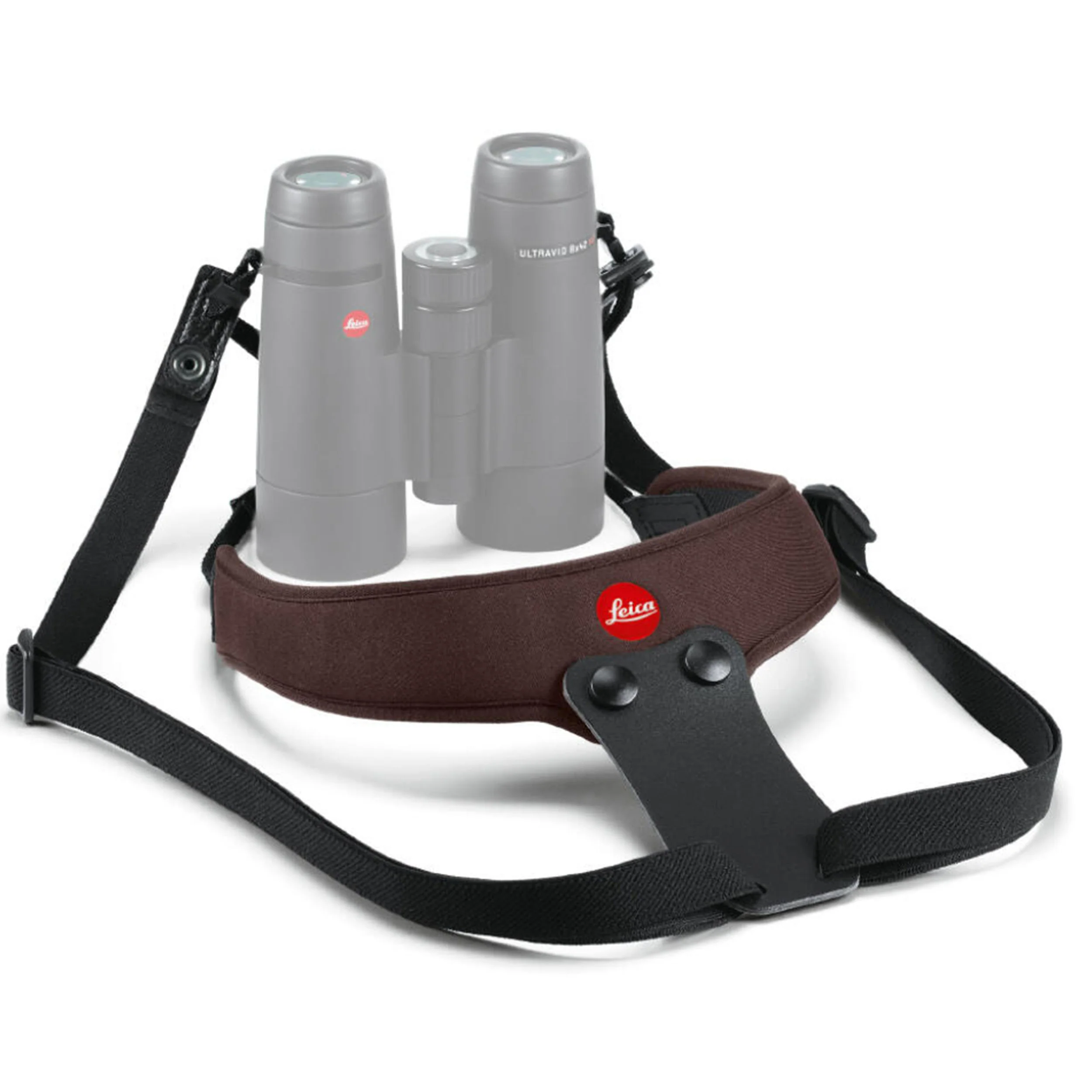 Neoprene Bino Sport Strap - Chocolate Brown