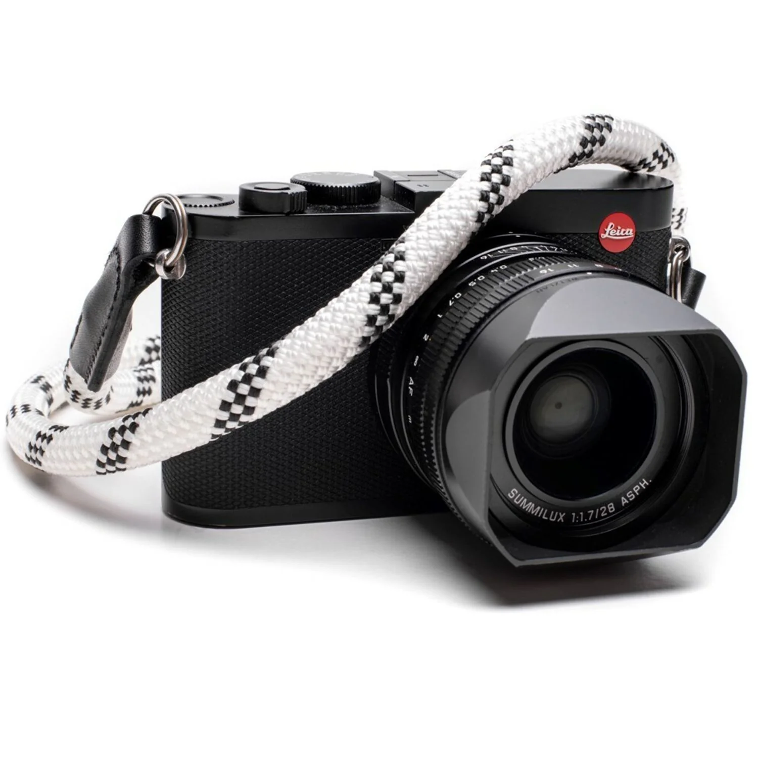 Leica Rope Strap - White and Black -  Ring - 100cm - Image 2