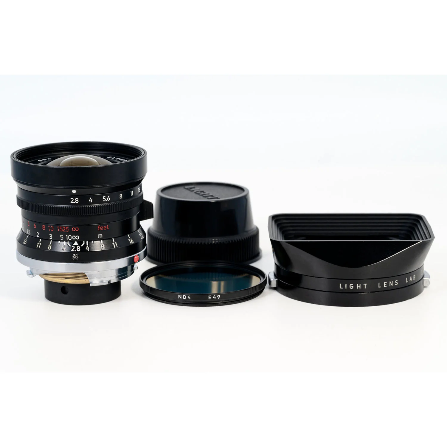 Light Lens Lab 28mm f2.8 "Nine Element" - Black Paint - Image 2